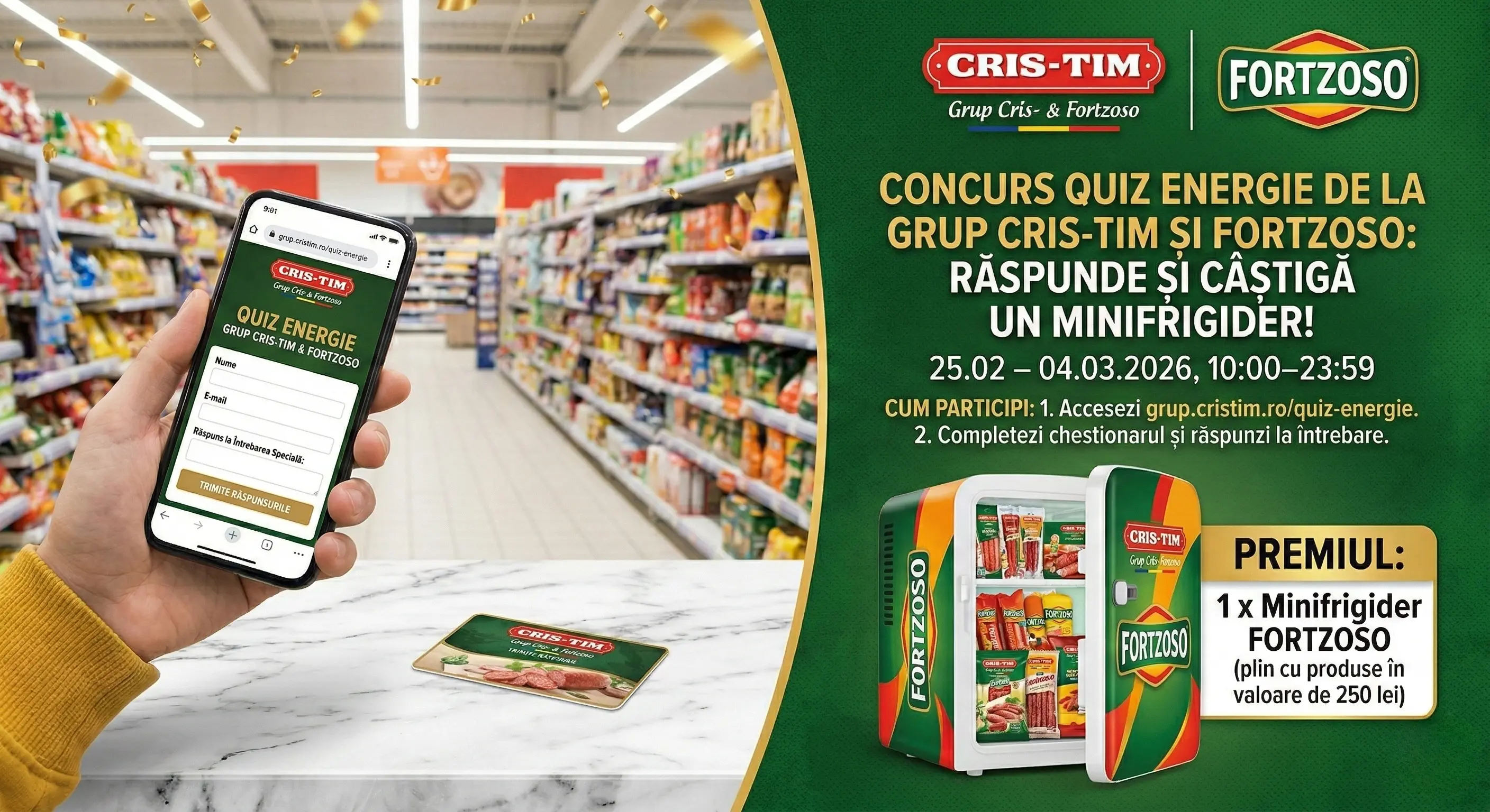 Câștigători ⚡ Testează-ți energia cu Fortzoso și câștigă un... - Rezultate | Concursier