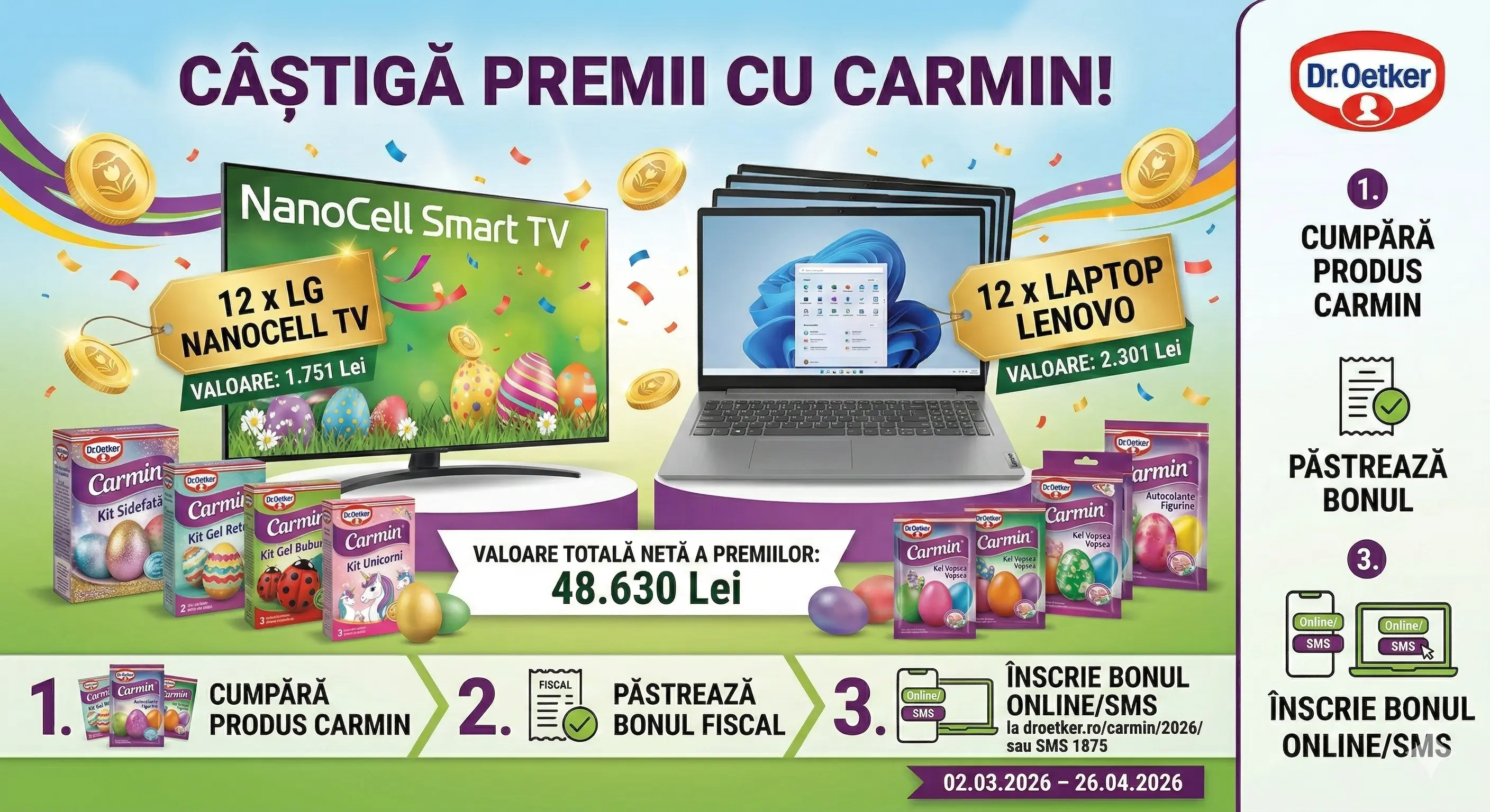 Concurs – Achiziționezi orice kit sau accesoriu Carmin de la Toate – Câștigă premii până pe ...