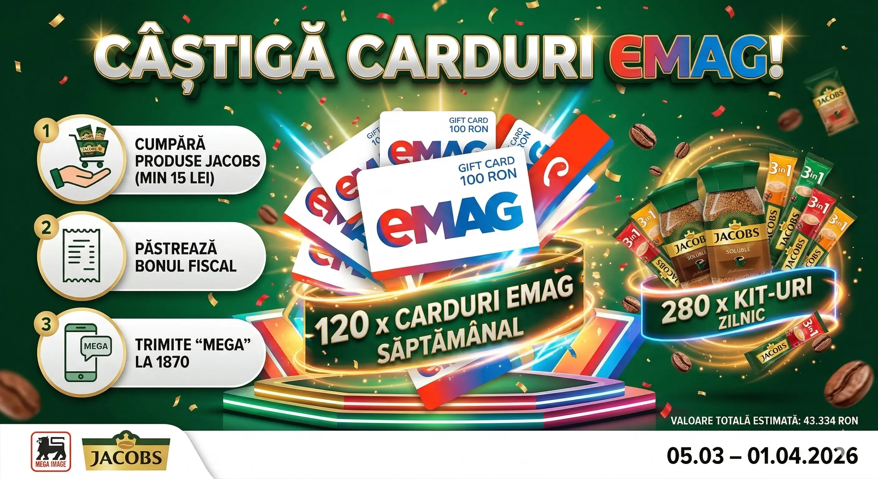 Câștigători Concurs – Achiziționezi  produse Jacobs 3in1 sa... - Rezultate | Concursier