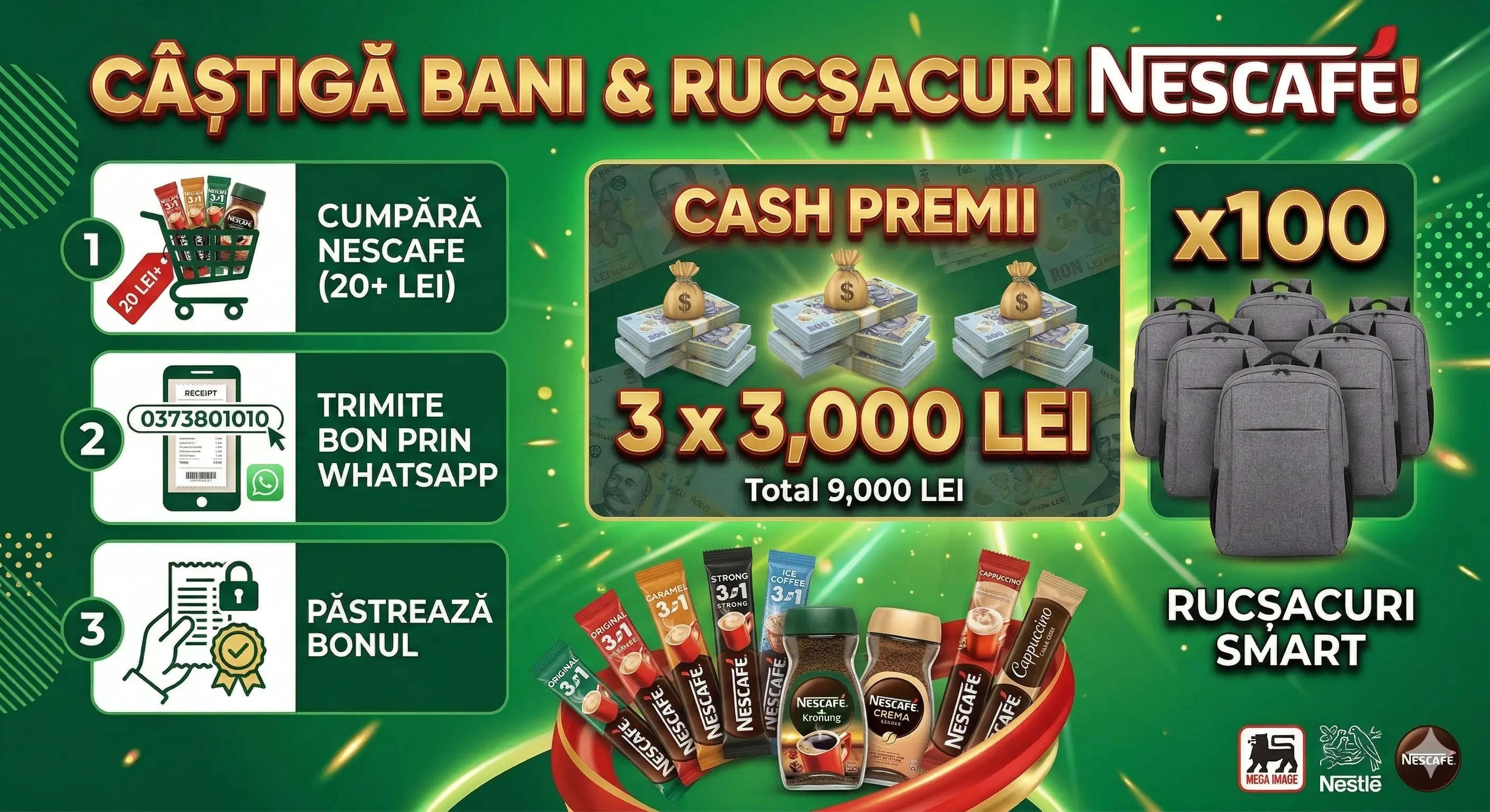 Câștigători Concurs – Achiziționezi produse NESCAFE din gam... - Rezultate | Concursier