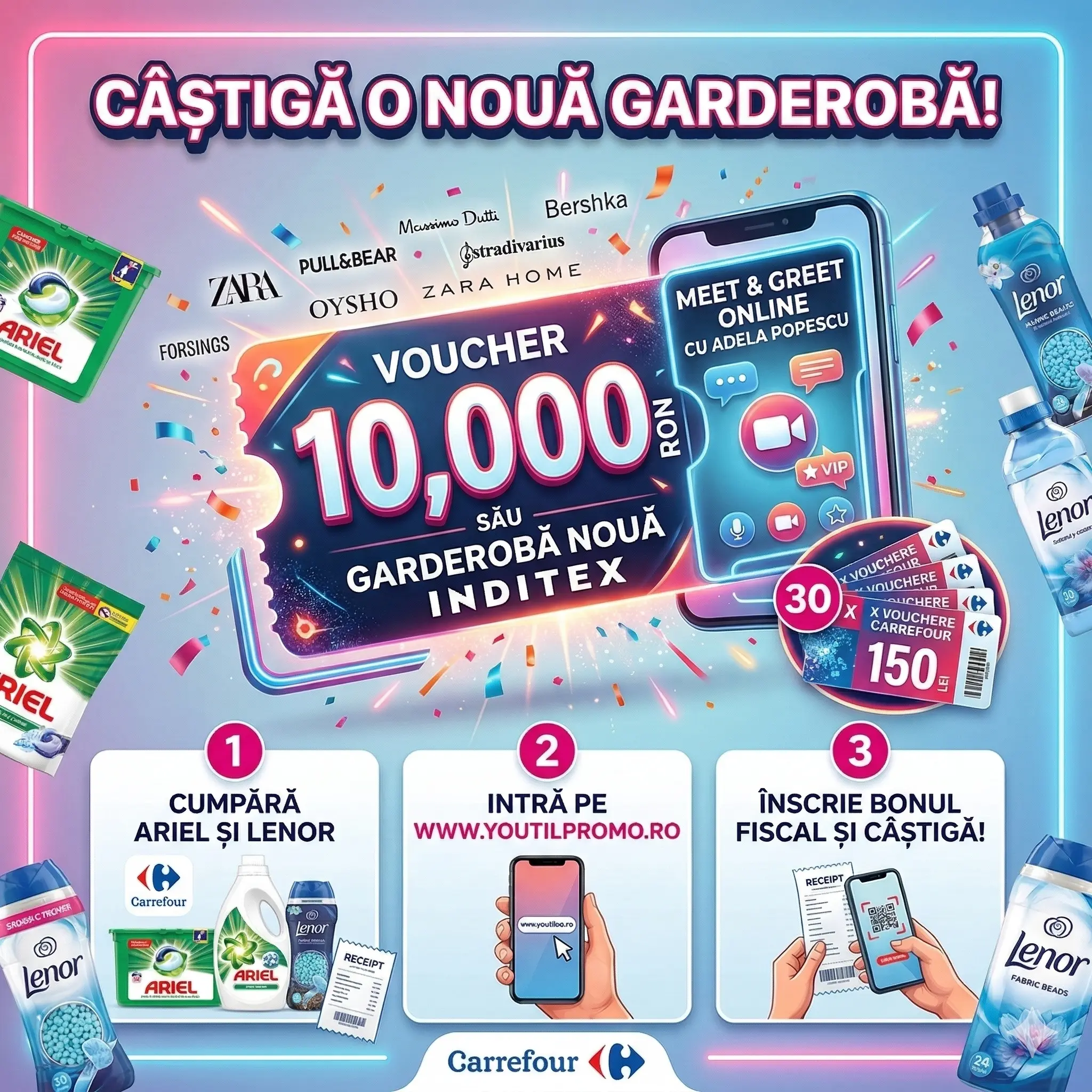 Câștigători Concurs – Achiziționezi  un produs Ariel  împre... - Rezultate | Concursier