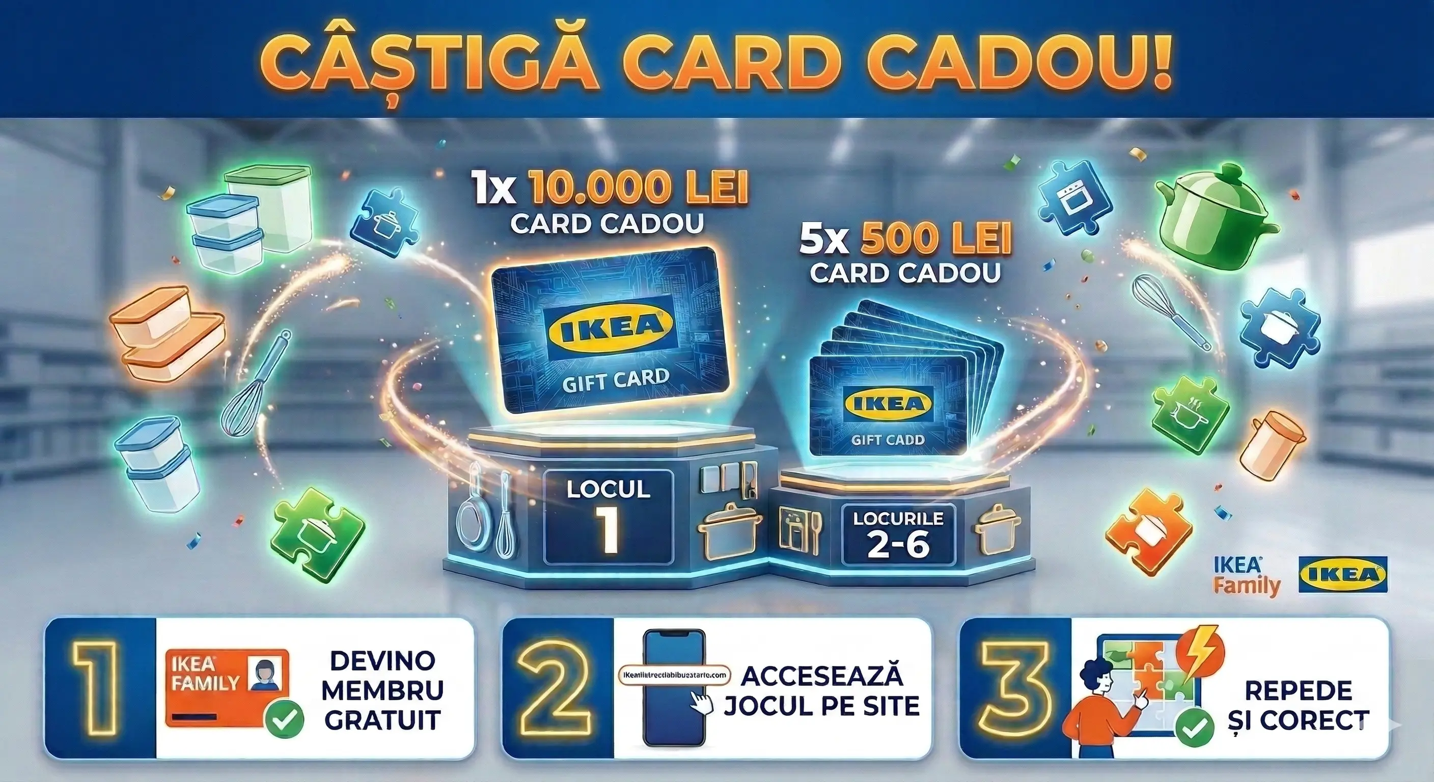 Câștigători 🍳 Câștigă 10.000 lei cu IKEA Distracție în buc... - Rezultate | Concursier