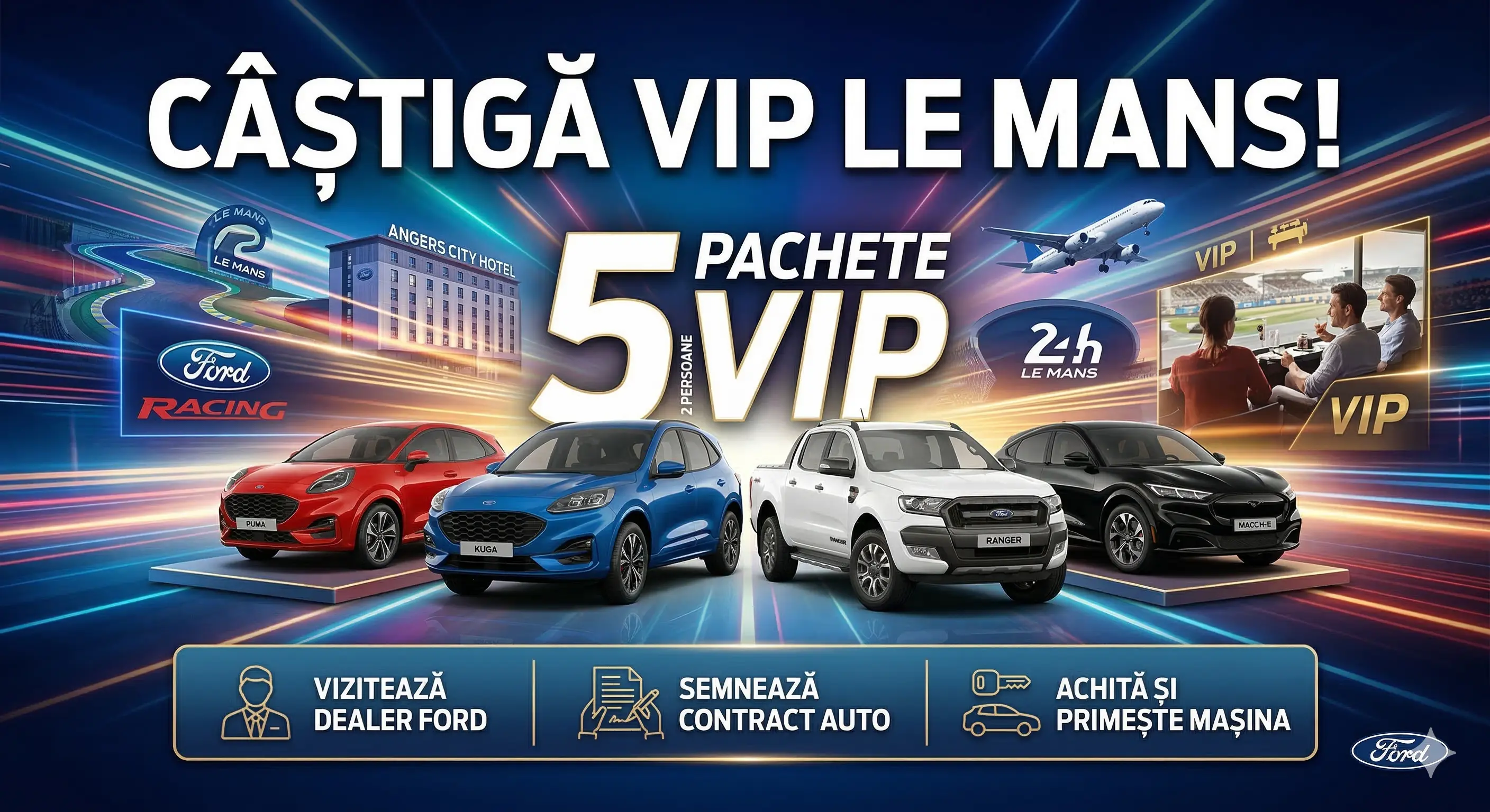 Concurs – Semnezi un contract de cumpărare sau de leasing pentru unul dintre modelele Ford d...