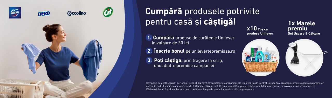 Concurs – Achiziționează produse participante de minim 30 lei de la Ability Trade – Câștigă ...