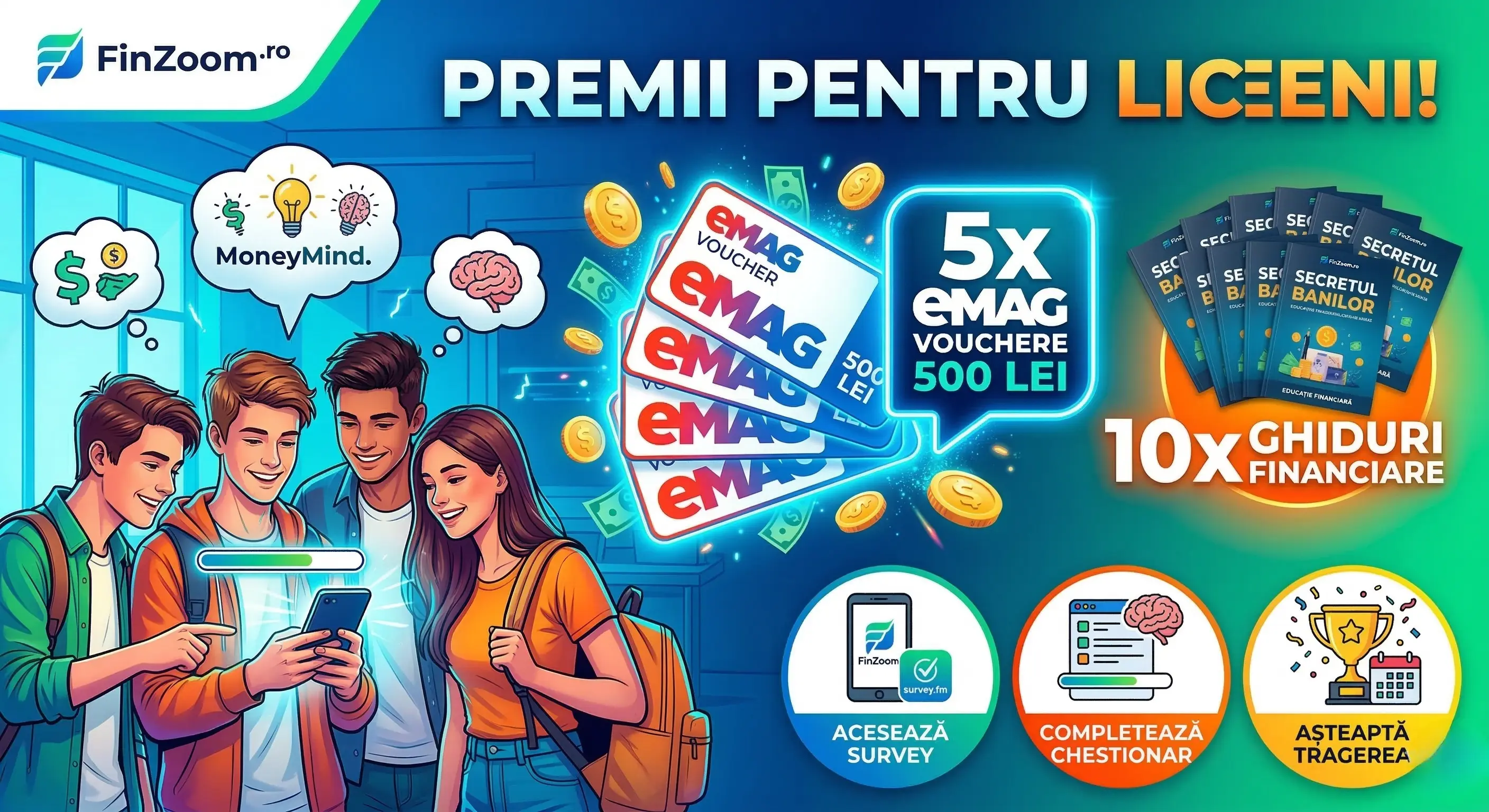 Câștigători 💰 Liceeni, câștigați premii cu FinZoom! ✨ - Rezultate | Concursier