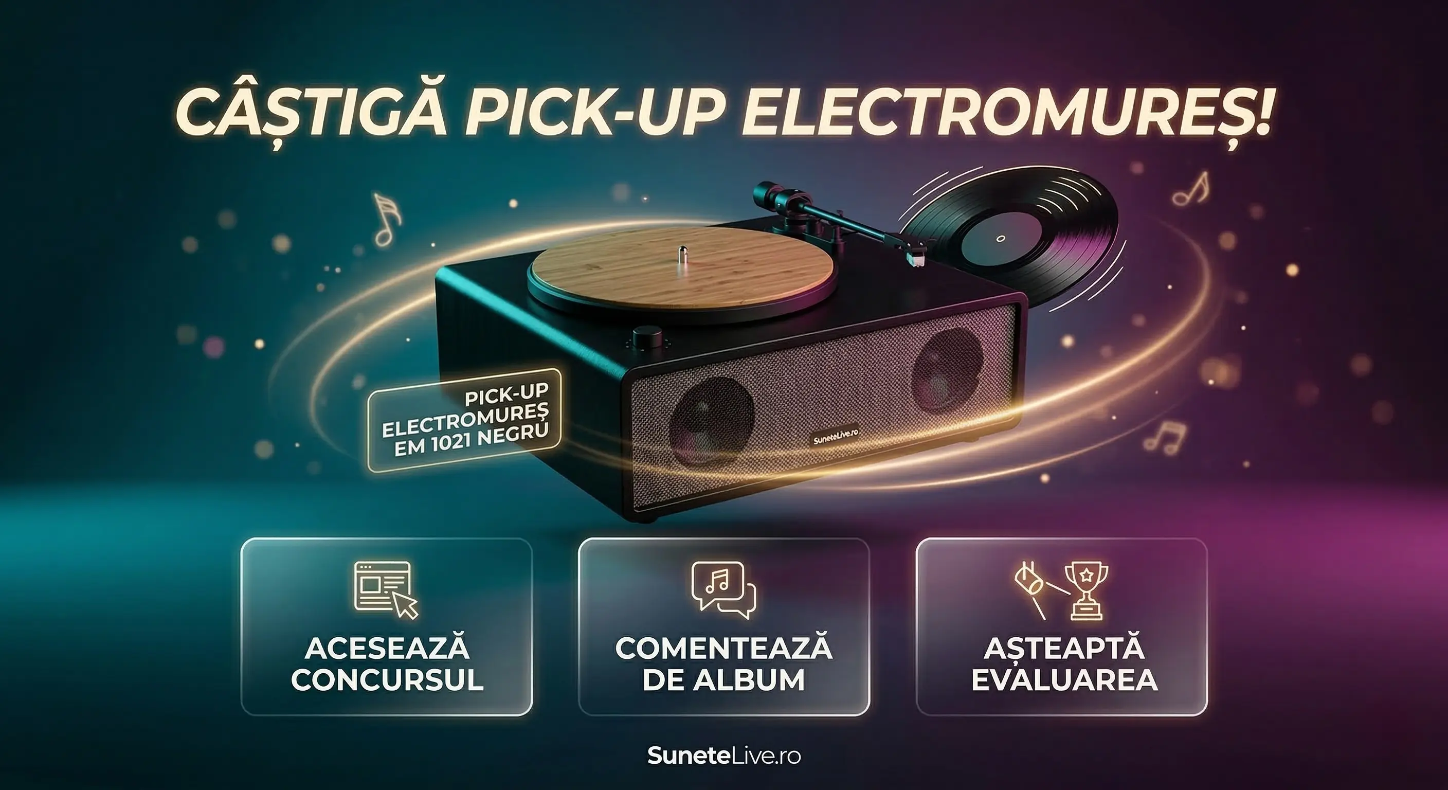 Câștigători 🎶 Câștigă un pick-up vintage cu Sunete și Elec... - Rezultate | Concursier