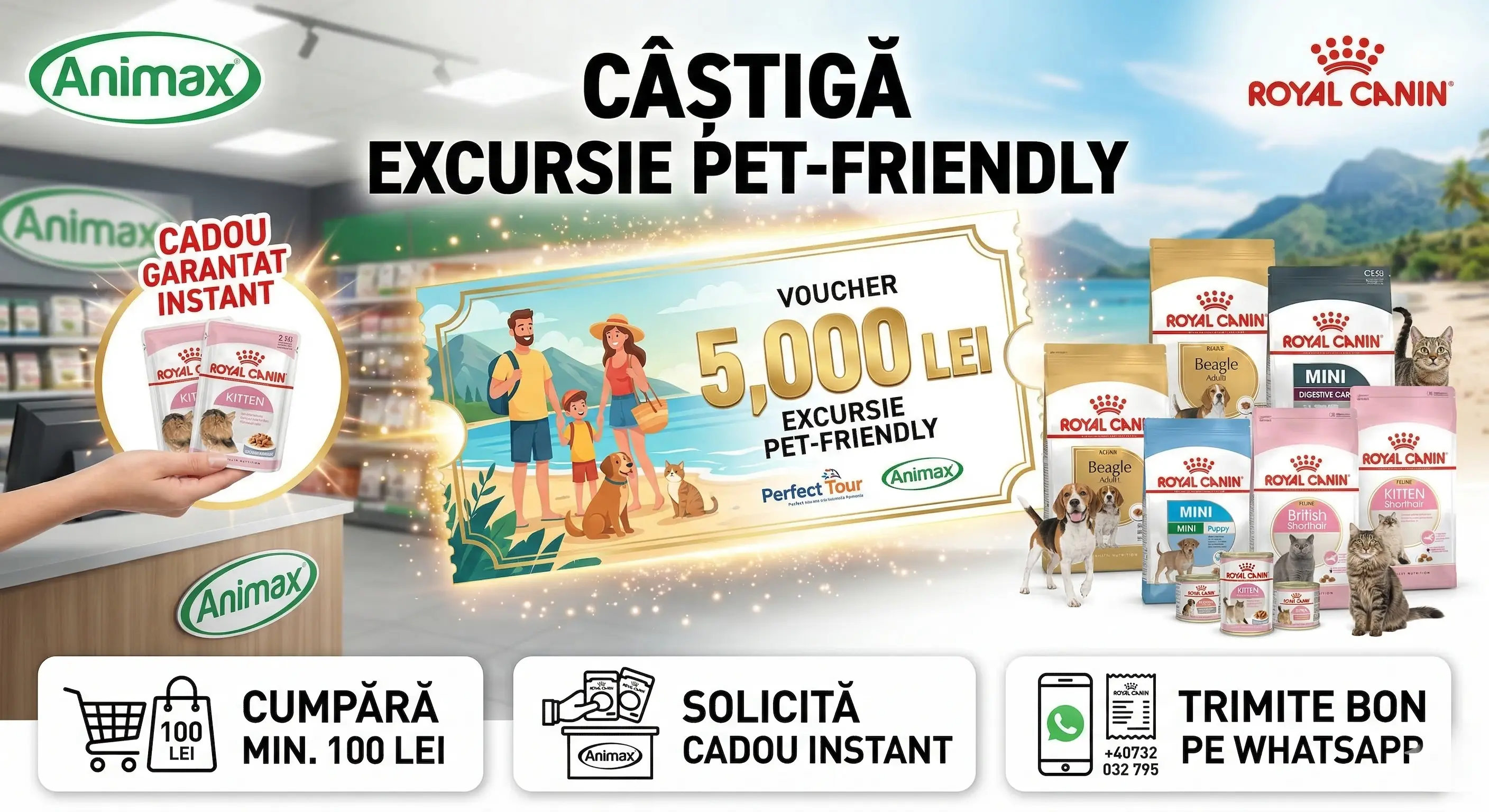 Concurs – Royal Canin de min. 100 lei de la ANIMAX – Câștigă premii până pe 11 aprilie 2026 ...
