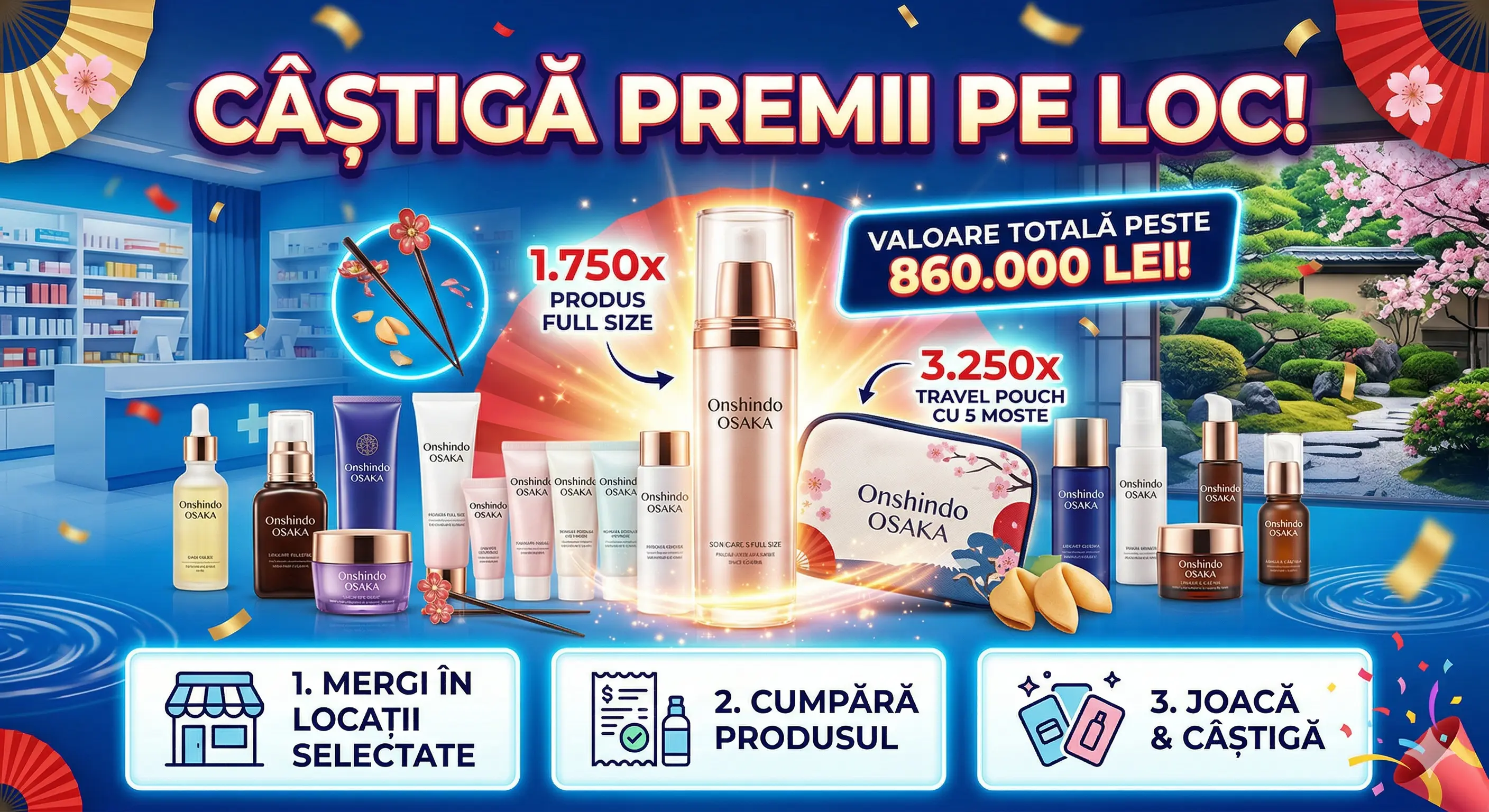 Concurs – Achiziționezi orice produs Onshindo Osaka de la Magazine participante regulament –...