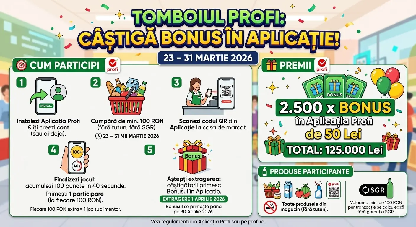 Câștigători Concurs – Achiziționezi produse în valoare mini... - Rezultate | Concursier