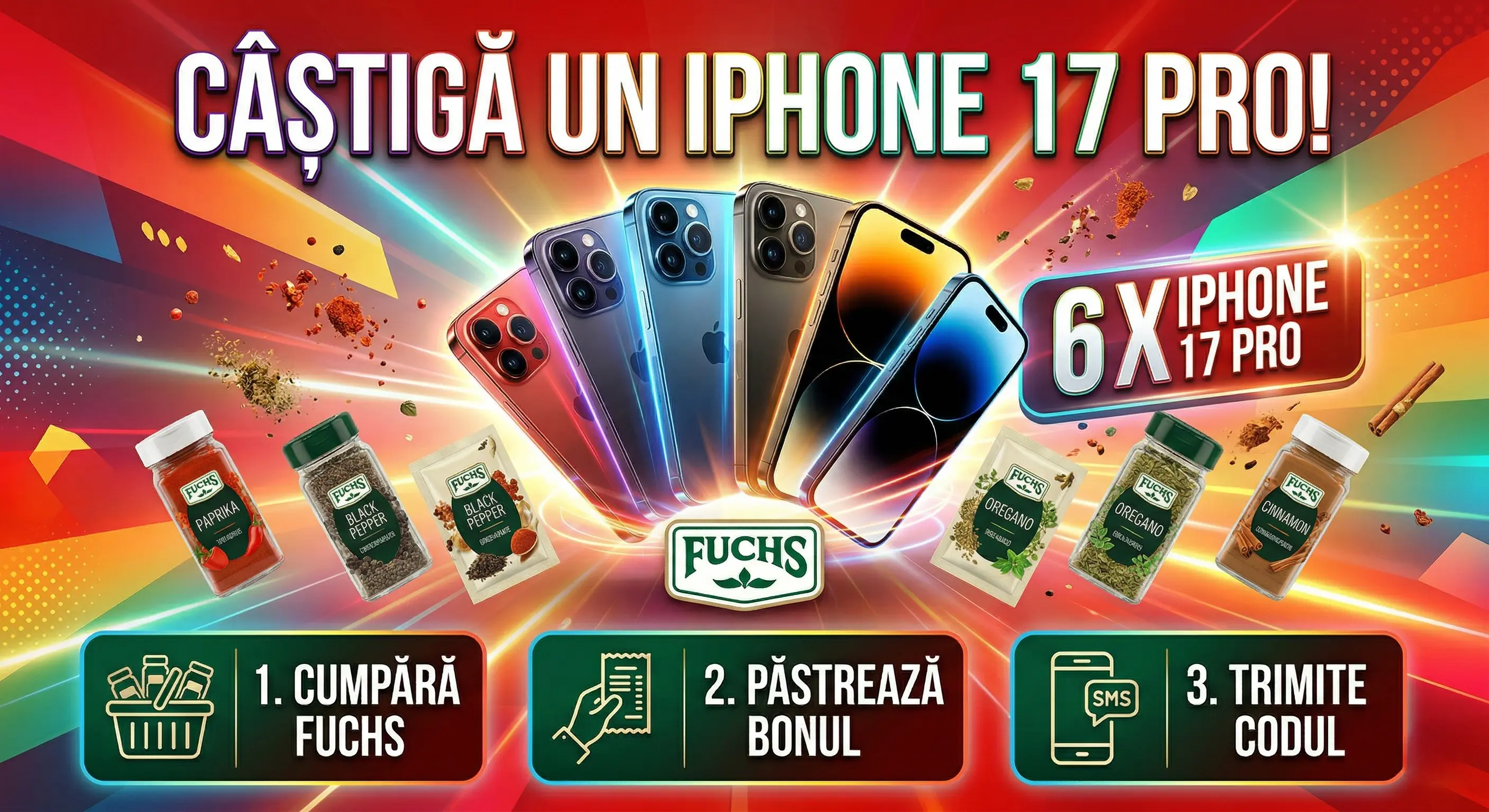 Concurs – Achiziționezi orice 3 produse Fuchs de la Toate – Câștigă premii până pe 3 mai 202...