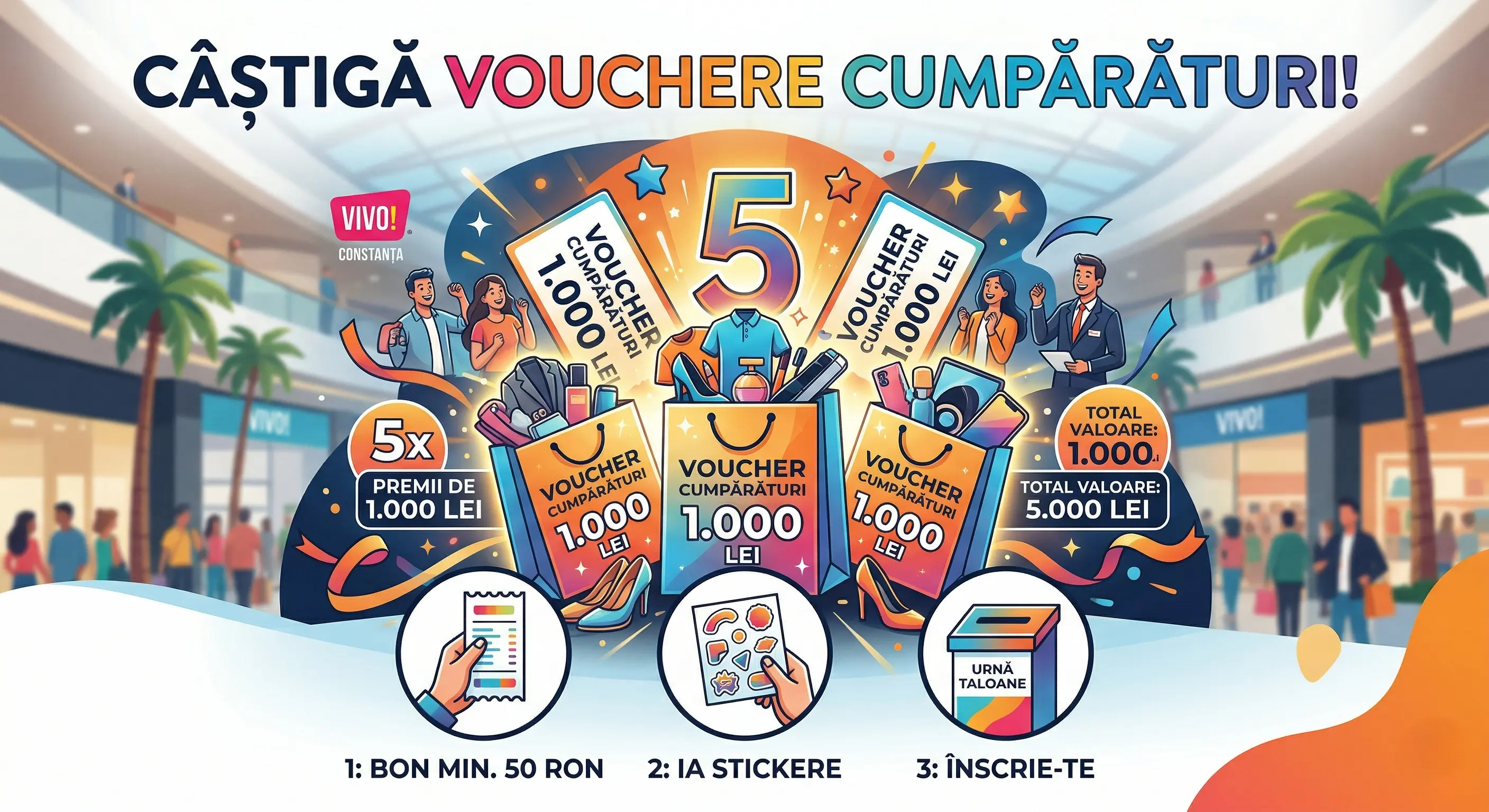 Concurs – Achiziționezi produse de min. 50 lei de la Magazine participante regulament – Câșt...