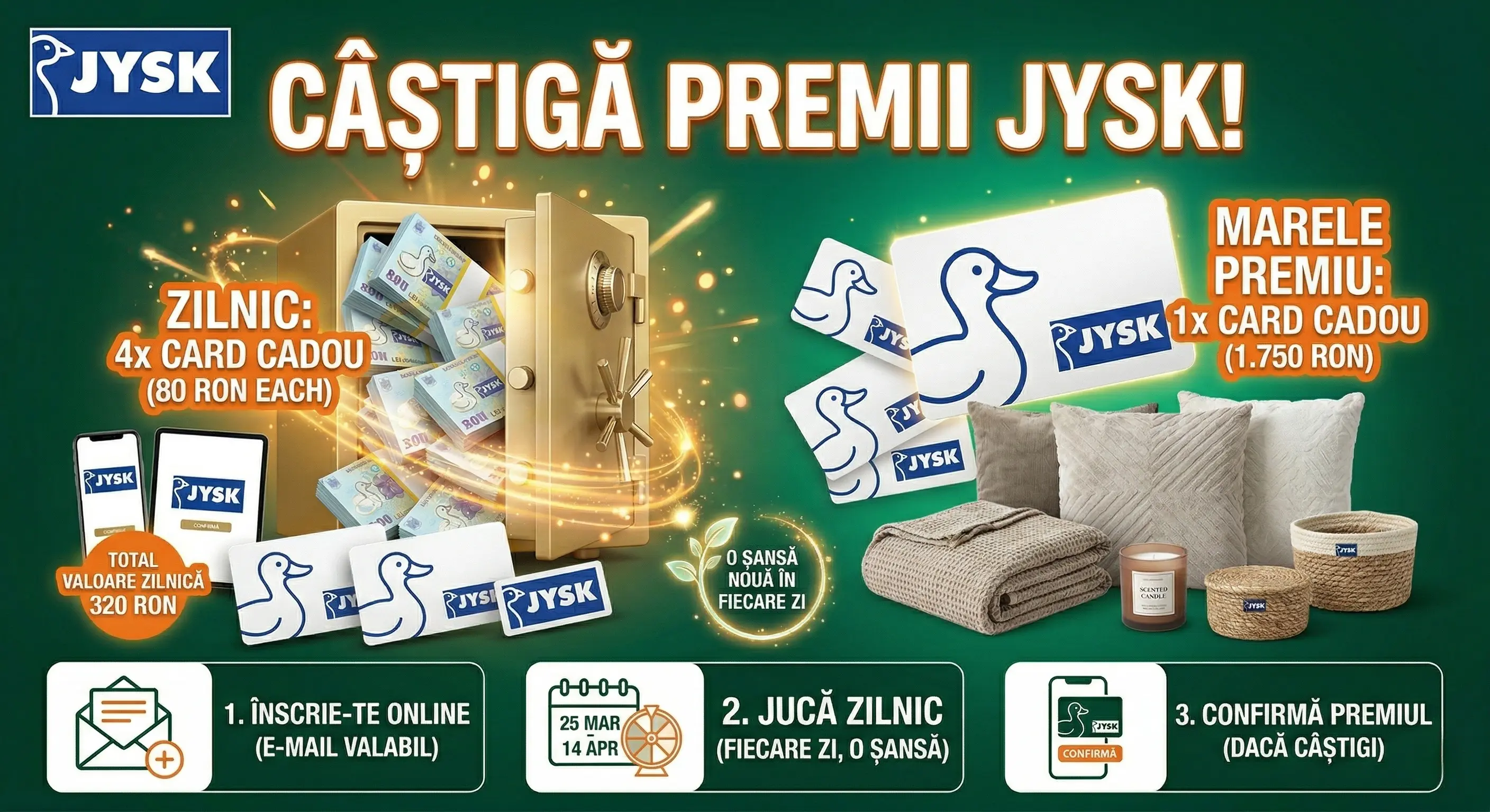 🏠 Reîmprospătează-ți casa gratuit cu JYSK! ✨ - Concurs Gratuit | Concursier
