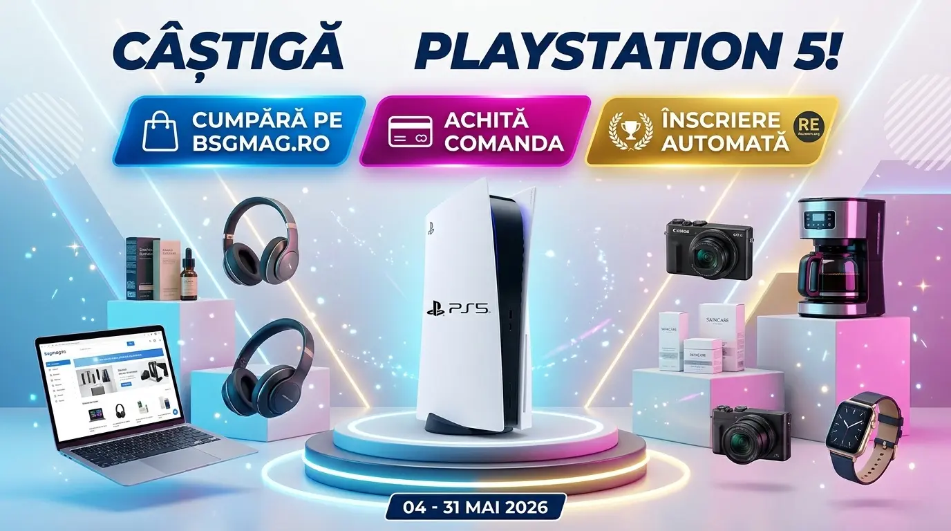 Concurs Concurs bsgmag.ro: Cumpără și Câștigă un PlayStation 5 Slim (până pe 31 Mai) -...