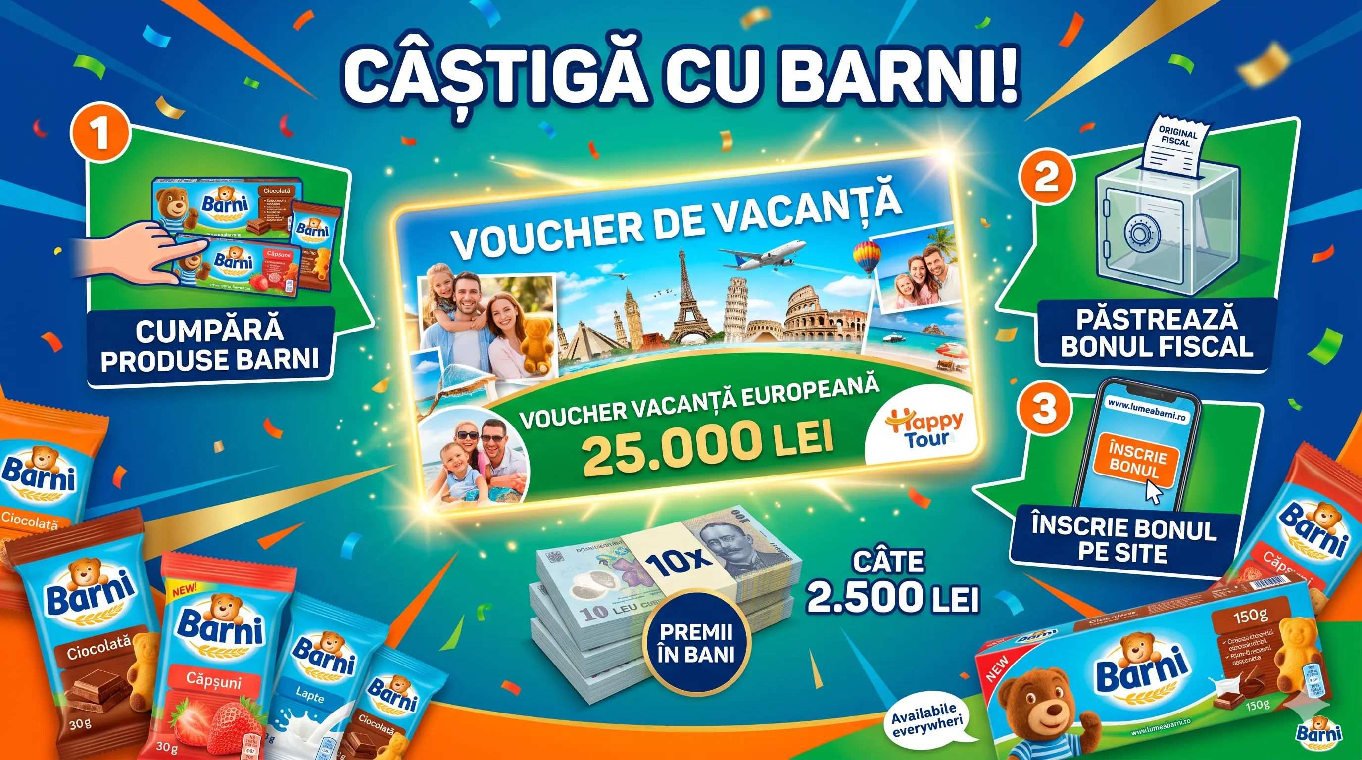 Concurs Concurs Barni : Câștigă Voucher Vacanță (până pe 15 Iun) - câștigă Voucher de...