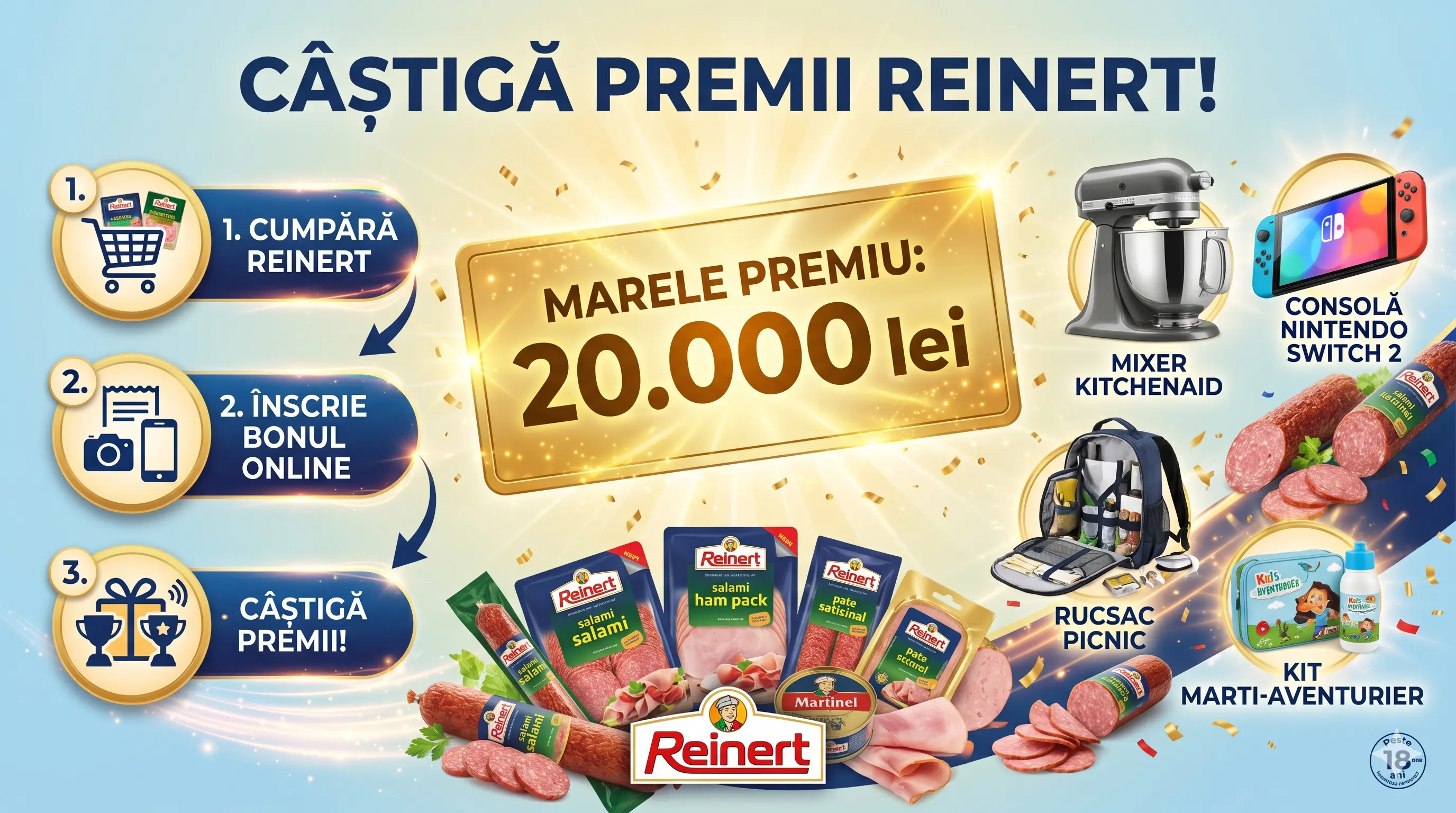 Concurs Reinert: Câștigă 20.000 LEI! (până pe 31 Aug) - Concursier