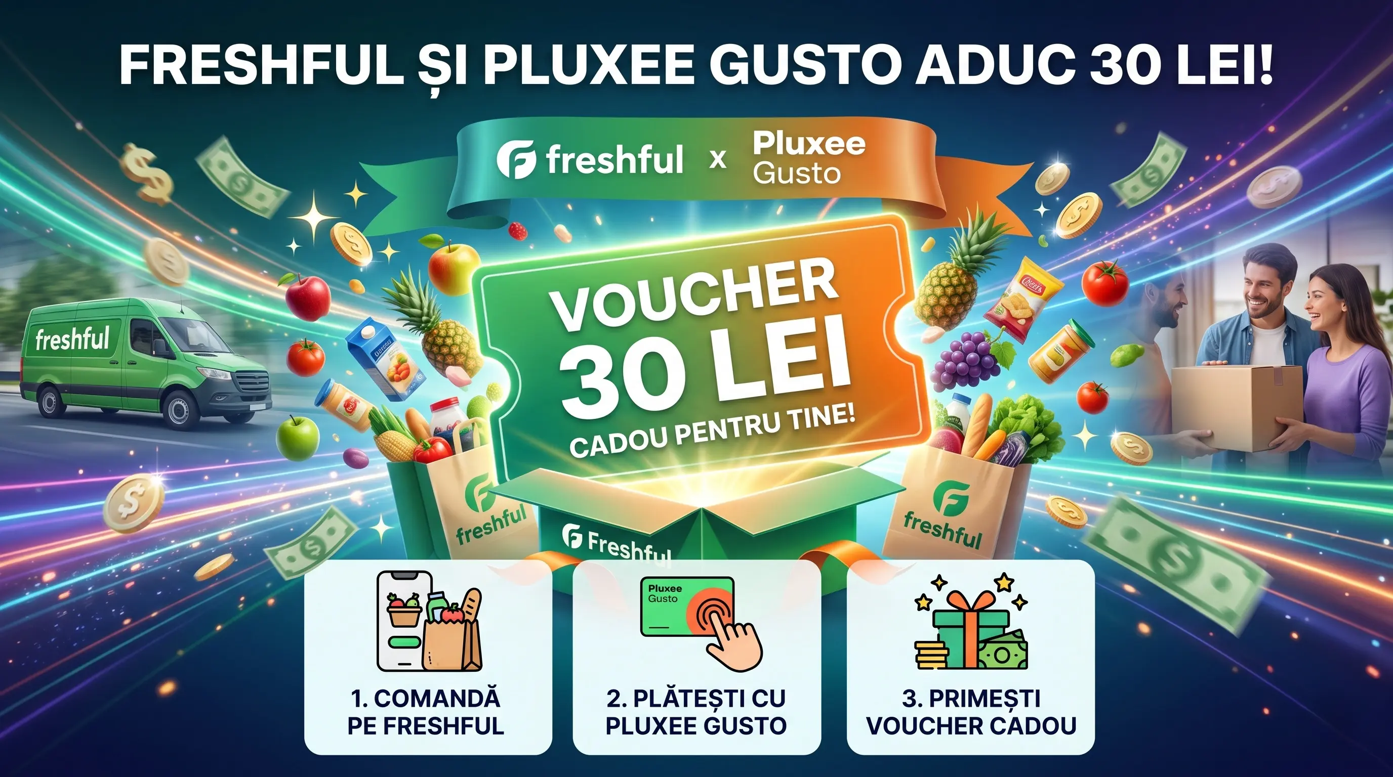 Concurs Ofertă Freshful Pluxee: Câștigă Voucher 30 Lei (până pe 19 Mai) - câștigă Voucher...