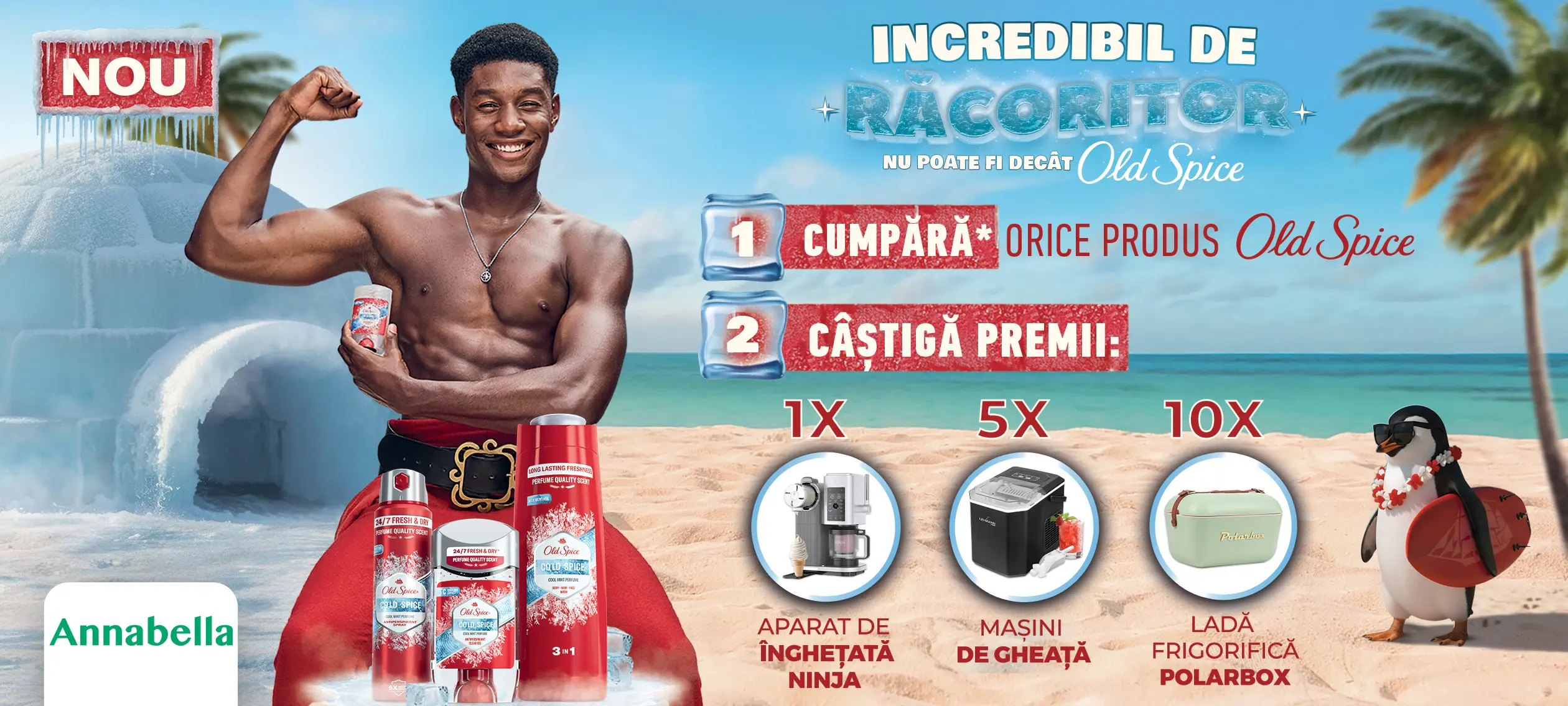Concurs Old Spice Annabella: Câștigă Aparat Ninja Creami (până pe 30 Iun) - Concursier