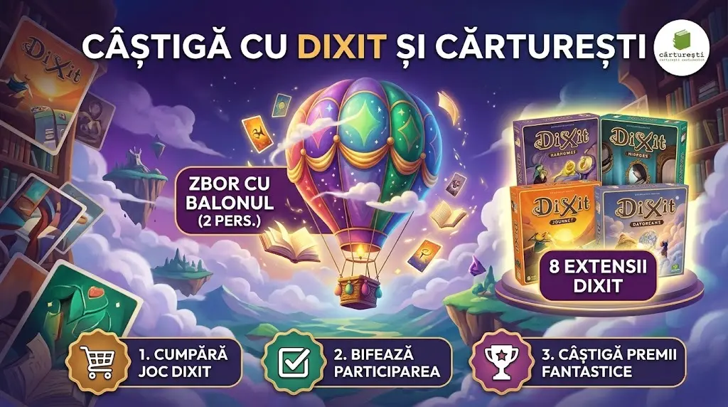 Concurs Dixit Cărturești: Câștigă Zbor cu Balonul (până pe 1 Iun) - Concursier