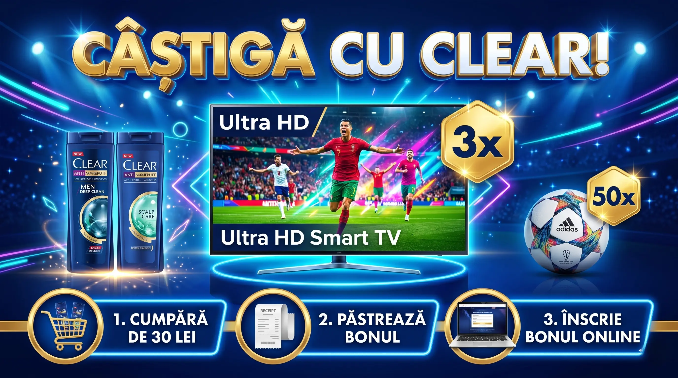 Concurs Clear Carrefour: Cumpără și Câștigă Smart TV! (până pe 02 Iun) - Concursier