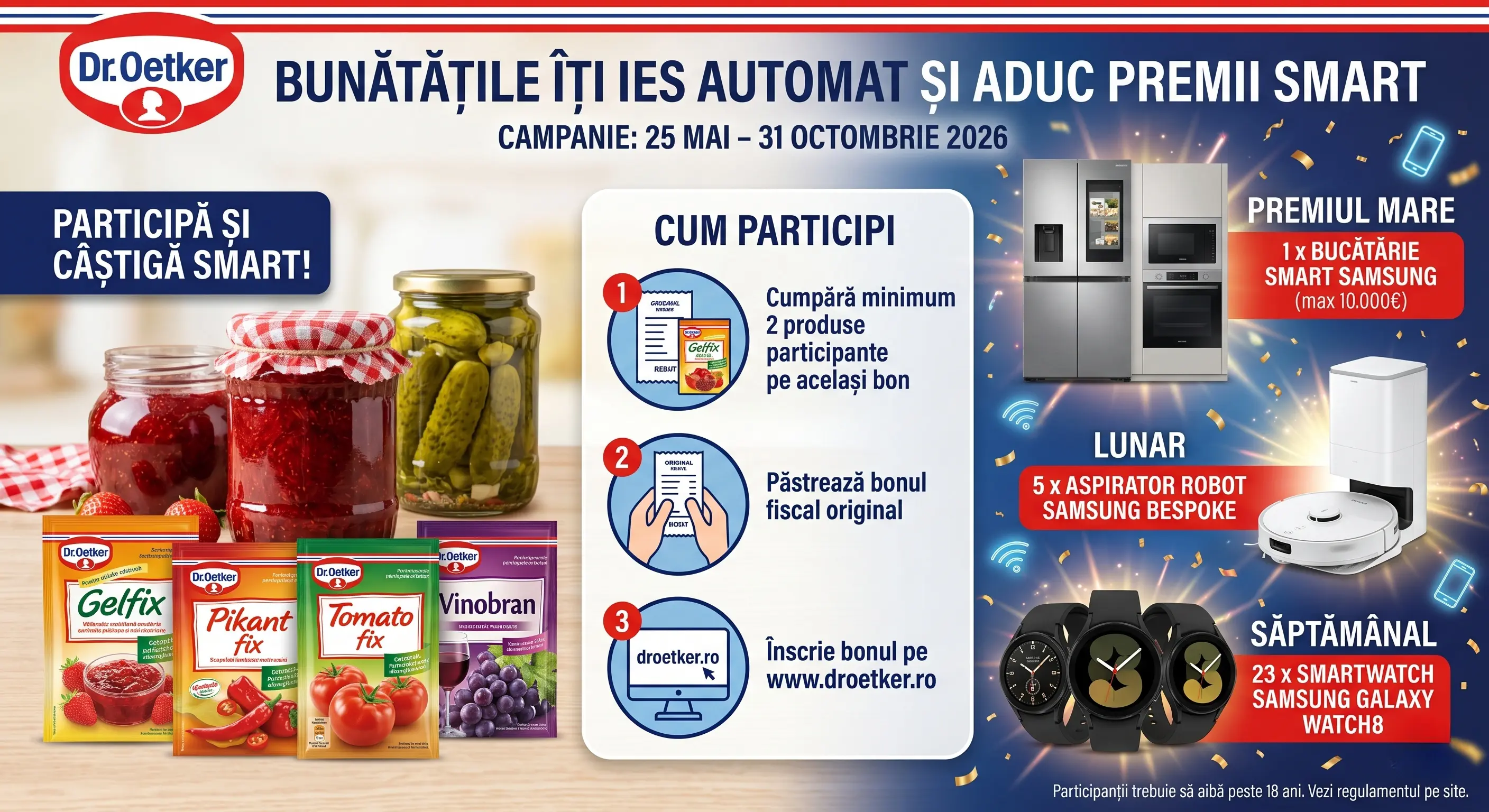 Concurs Dr. Oetker: Câștigă Bucătărie Smart Samsung! (până pe 31 Oct) - Concursier