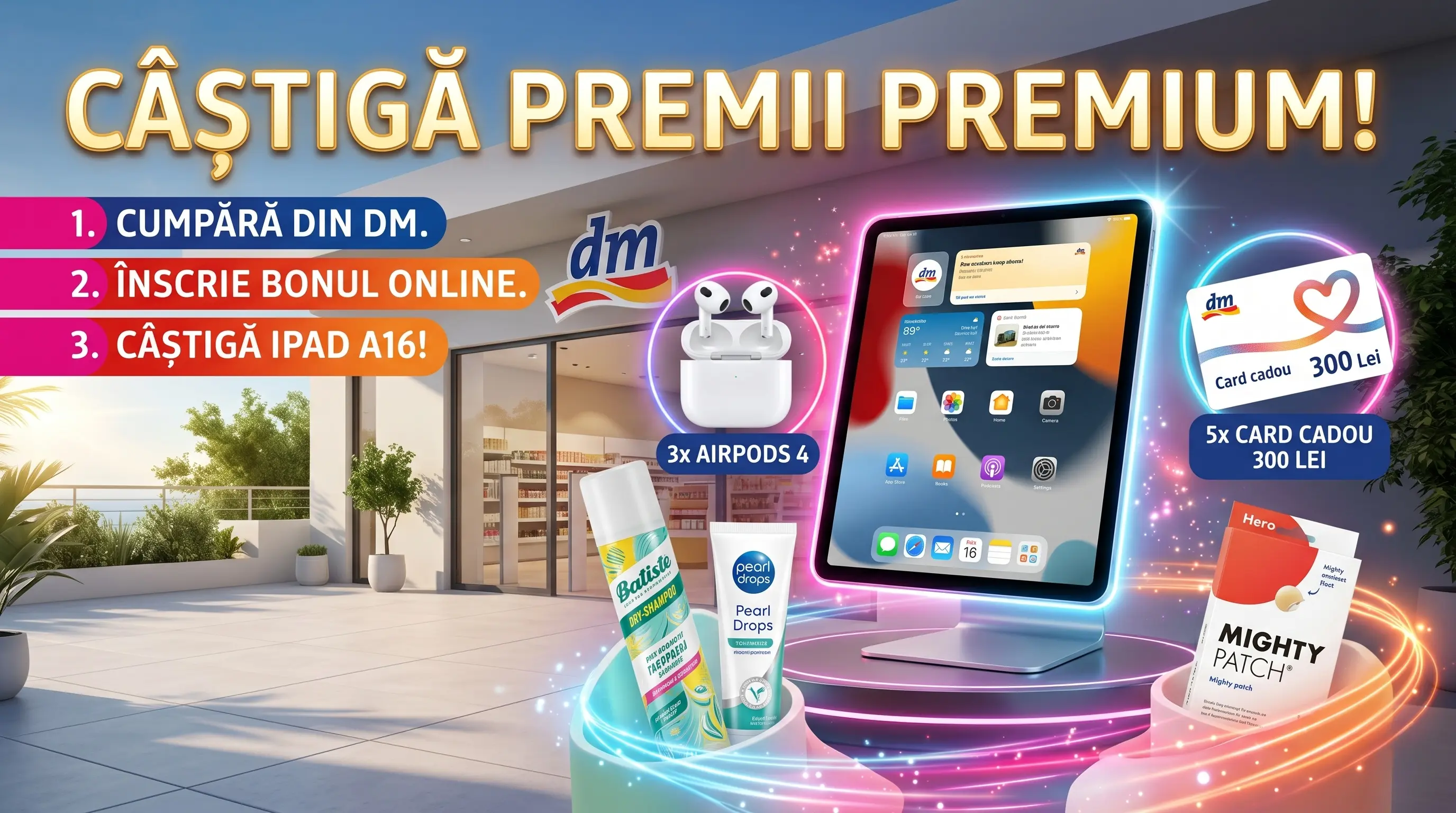 Concurs Concurs Batiste la dm: Cumpără și Câștigă un iPad (până pe 30 Iun) - câștigă iPad A16