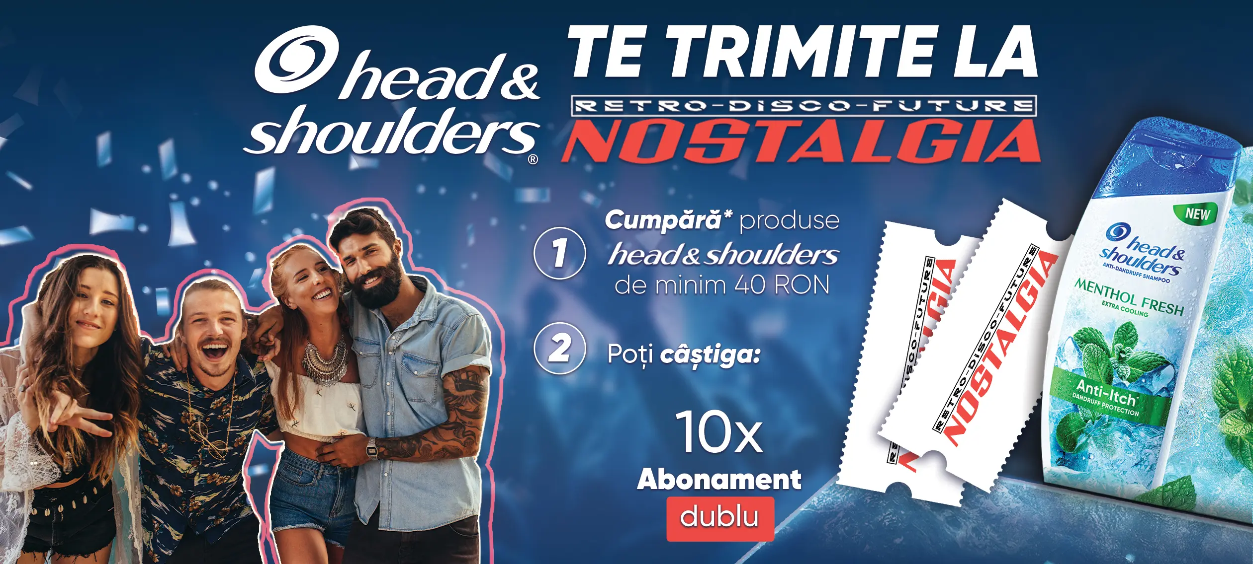 Concurs Head & Shoulders: Câștigă Abonament Nostalgia (până pe 9 Iun) - Concursier