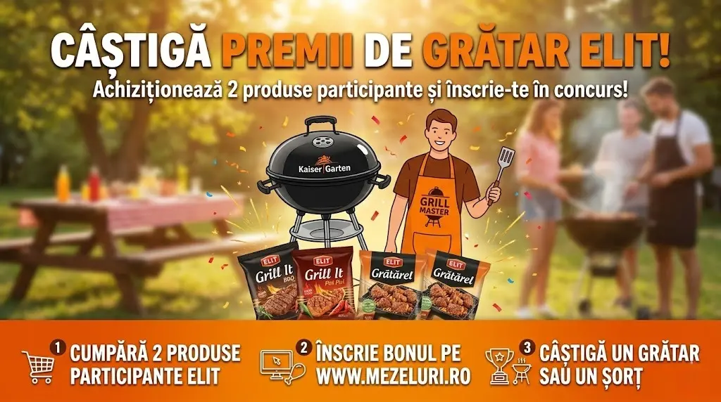 Concurs Concurs ELIT: Câștigă Grătare! Cumpără 2 produse și participă (până pe 30 Iun) -...