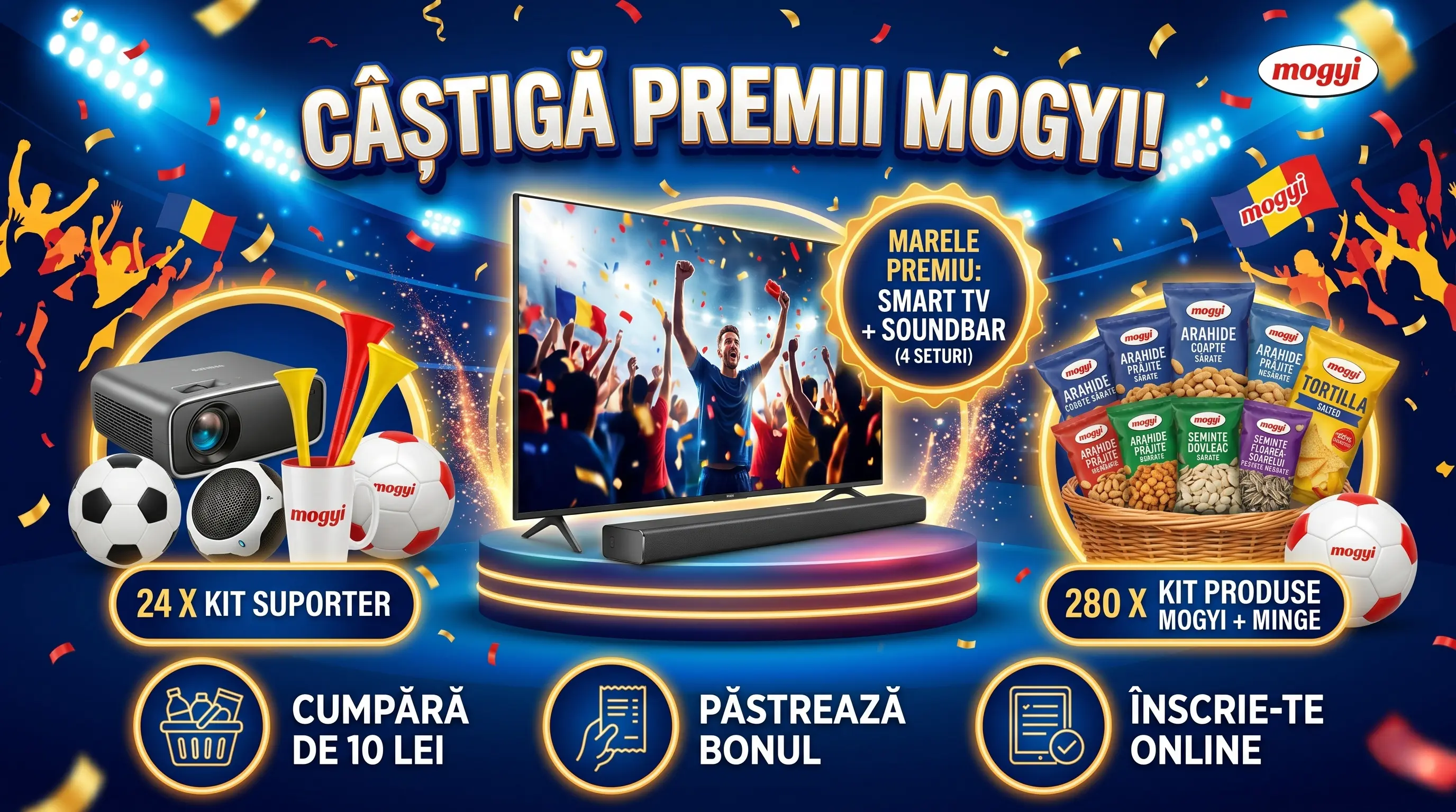 Concurs Concurs Mogyi: Cumpără de 10 lei și Câștigă TV Samsung! (până pe 26 Iul) - câștigă...