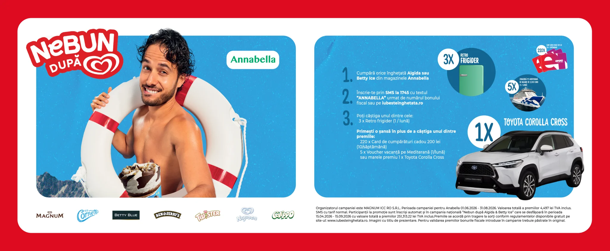 Concurs Algida Annabella: Câștigă Frigider retro! (până pe 31 Aug) - Concursier