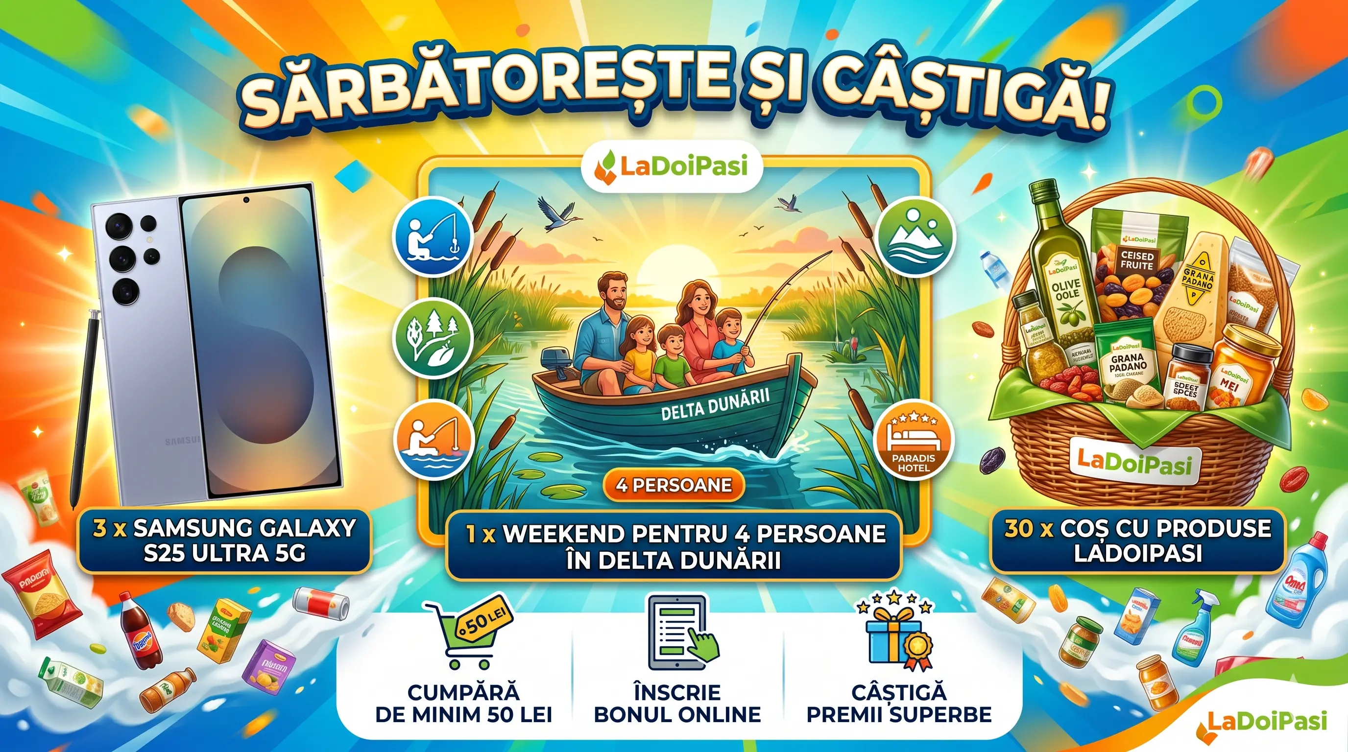 Concurs LaDoiPasi: Câștigă un Sejur în Delta Dunării (până pe 30 Iun) - Concursier