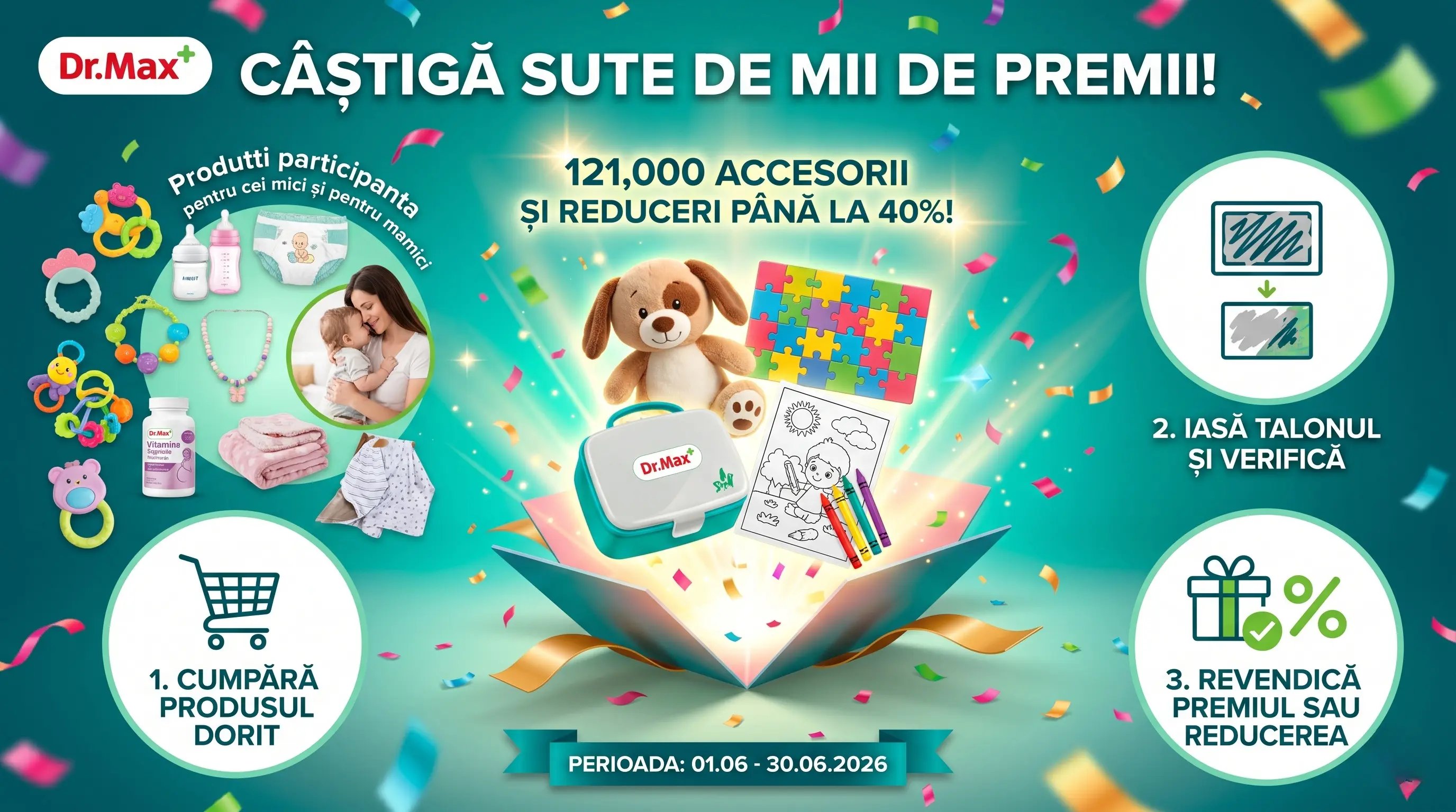 Concurs Dr.Max: Câștigă Accesorii & Vouchere (până pe 30 Iun) - Concursier