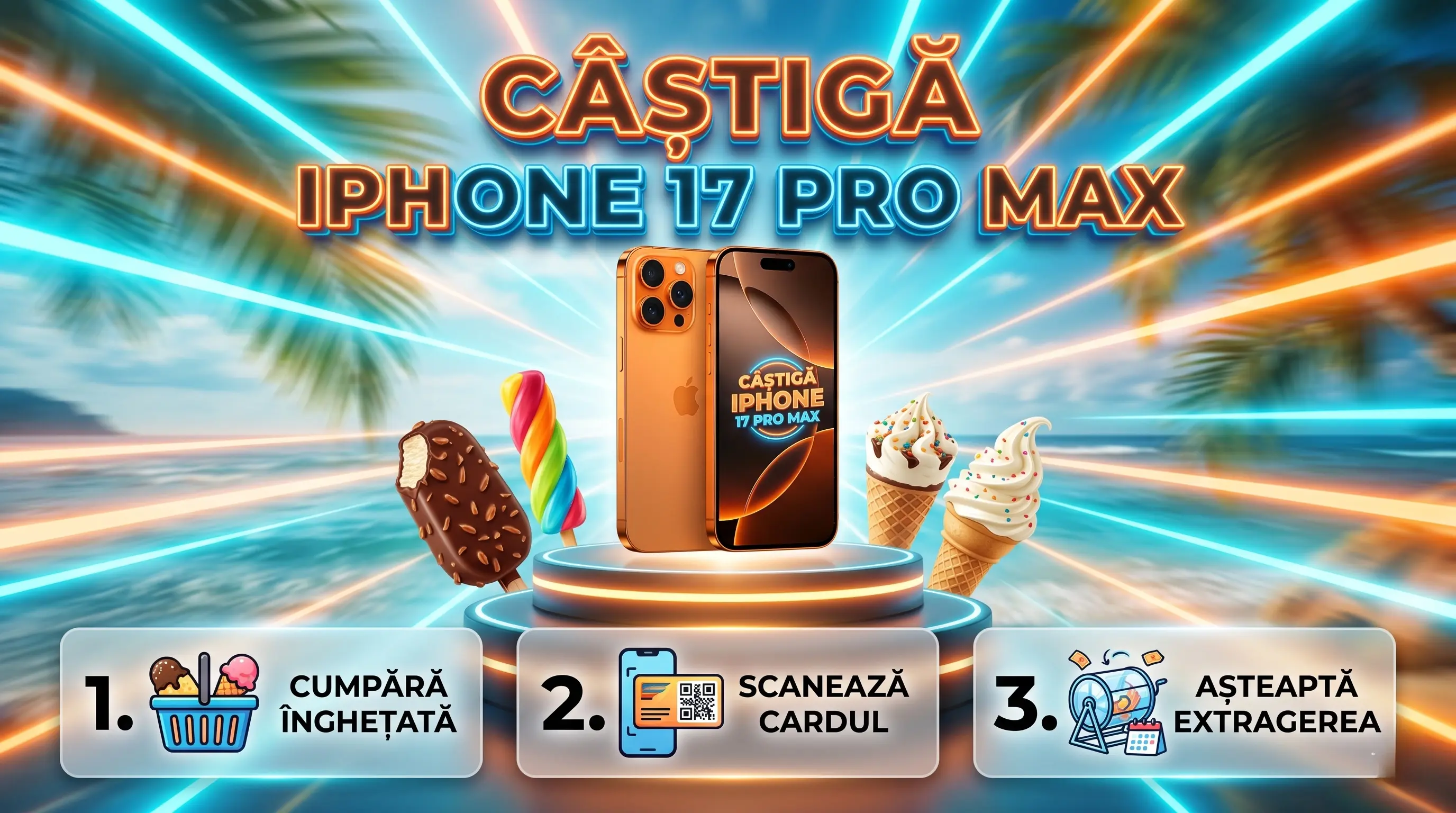 Concurs Penny Betty Ice: Scanează cardul și câștigă iPhone 17 (până pe 31 Iul) - Concursier