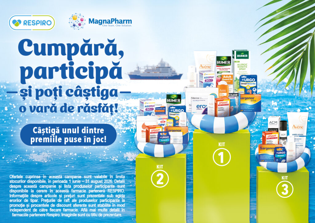 Concurs Magnapharm la Respiro: Câștigă KIT-uri de produse (până pe 31 Aug) - Concursier