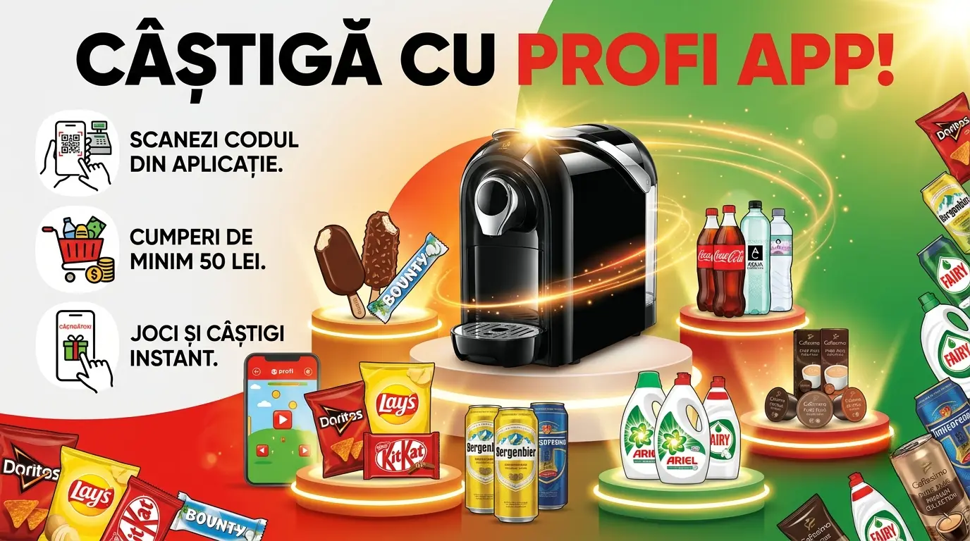 Concurs Profi Cumpără și câștigă vouchere discount și pachet Cafissimo (până pe 21 iulie) -...