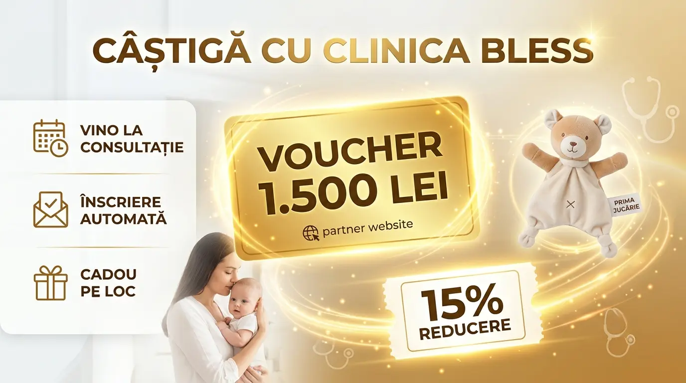 Concurs Clinica Bless - Voucher 1.500 lei + Cadou Doudou (până pe 30 iunie) - Concursier
