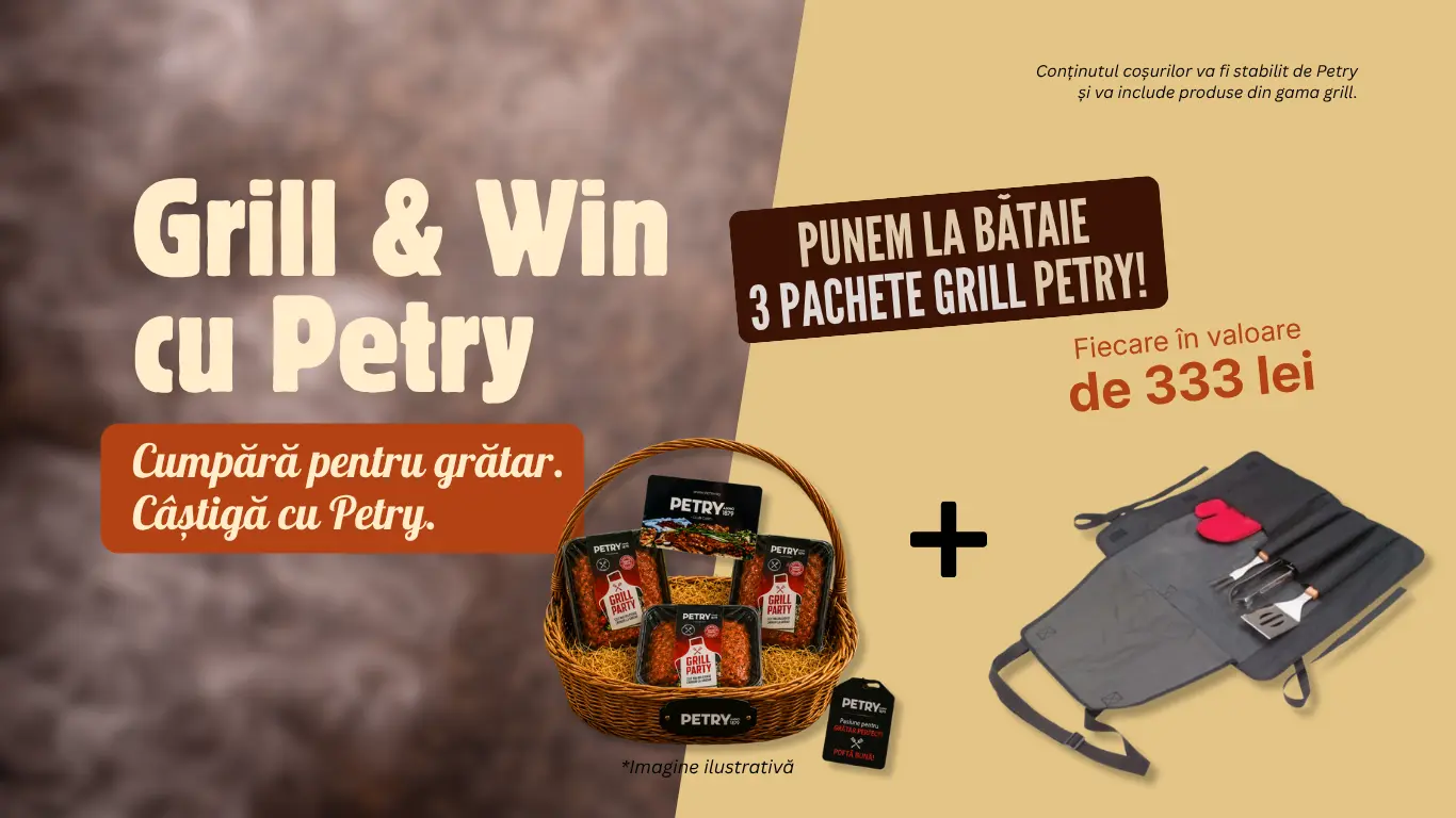 Concurs Petry - Cumpără pui la grătar și câștigă un set Grill (până pe 4 iulie) - Concursier