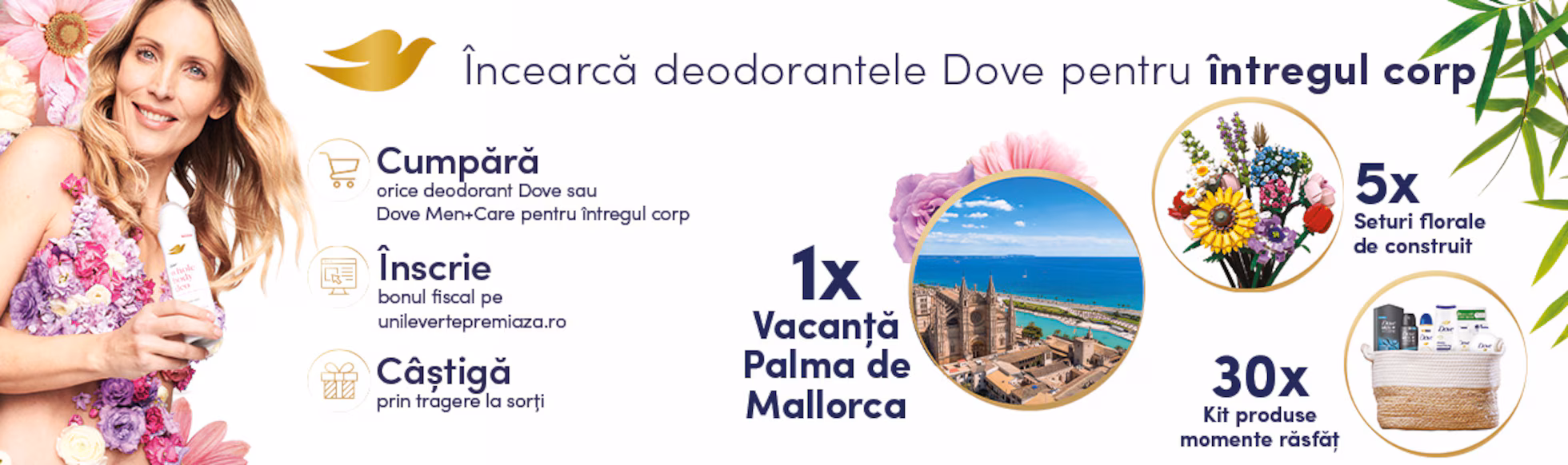 Concurs Kaufland: Cumpără Dove și câștigă vacanță în Palma de Mallorca (până pe 5 iulie) -...