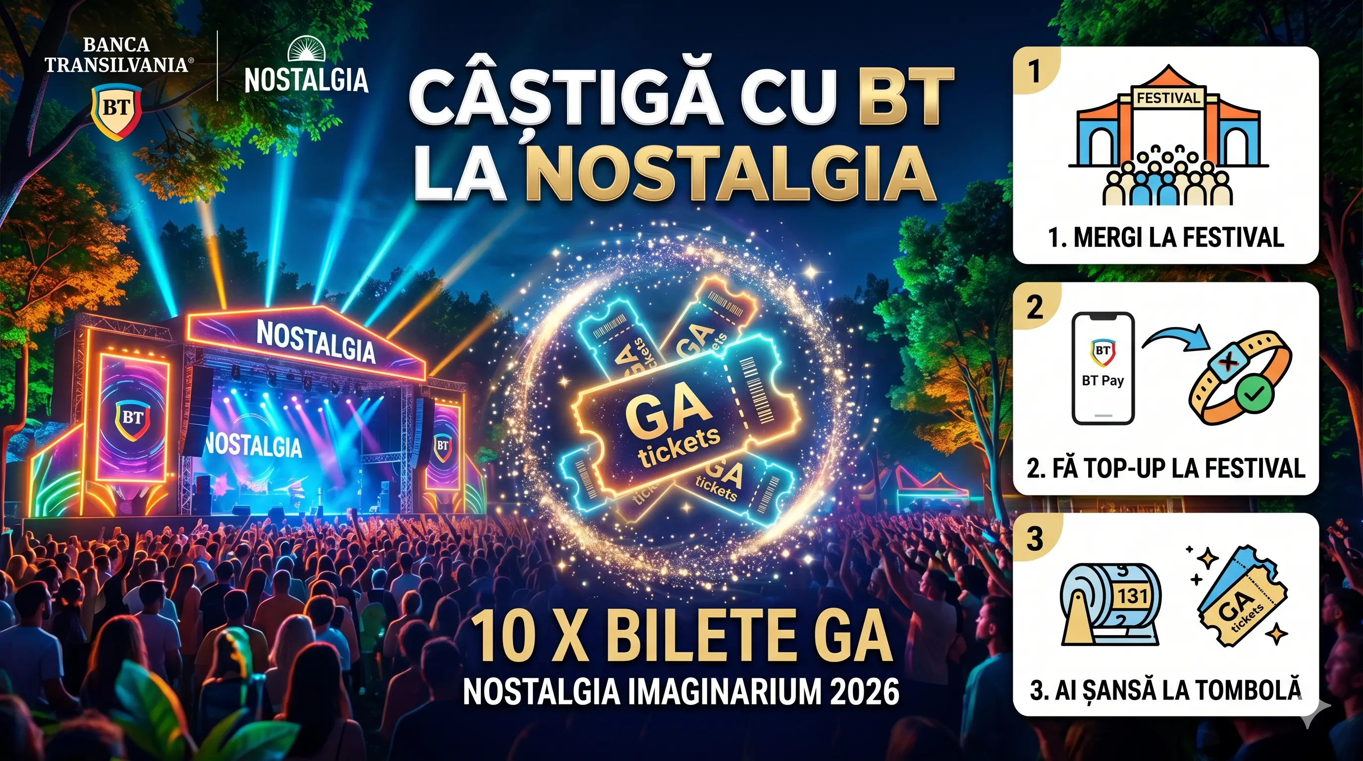 Concurs Banca Transilvania Bilete Nostalgia Imaginarium 2026 (până pe 28 iunie) - Concursier