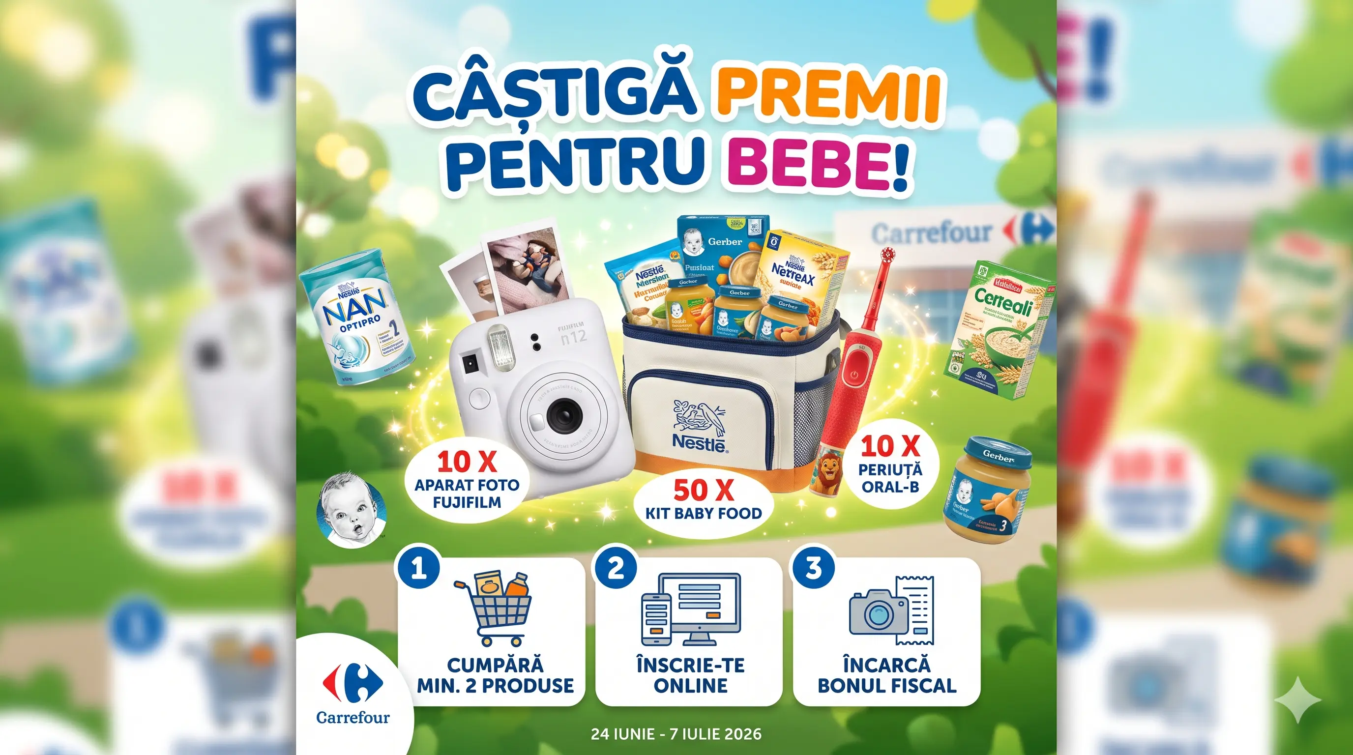 Concurs Nestlé Familynes - Cumpără și câștigă premii pentru bebeluși (până pe 7 iulie) -...
