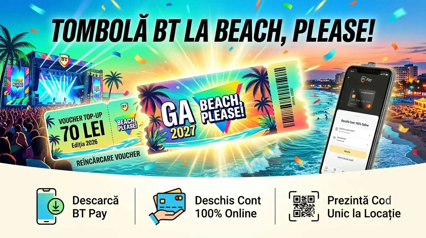 Concurs Banca Transilvania: Câștigă abonament la Beach, Please! 2027 (până pe 12 iulie) -...