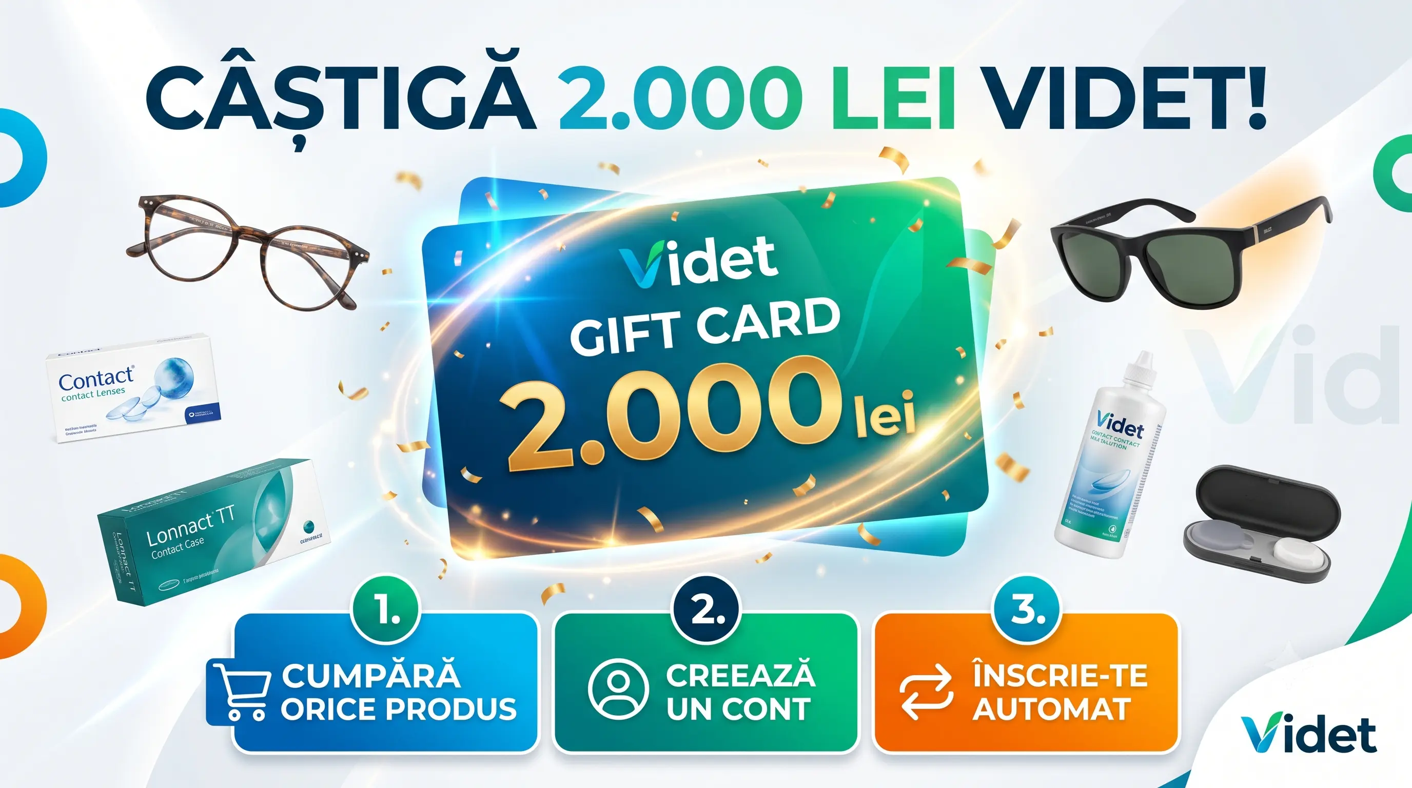 Concurs Concurs Videt - Cumpără și câștigă un card cadou de 2.000 lei (până pe 21 Iulie) -...