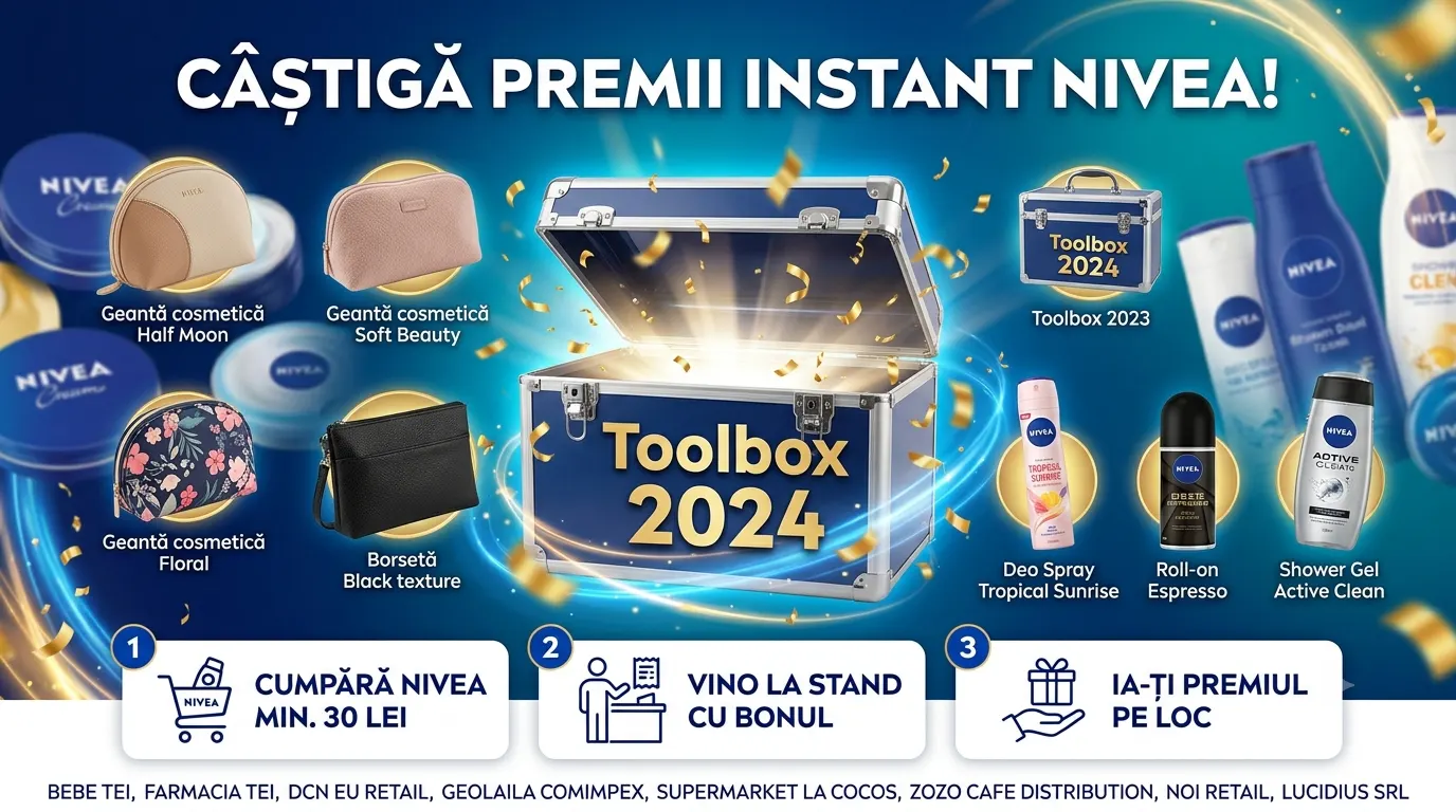 Concurs Nivea: Cumpără și primești Toolbox (până pe 31 August) - Concursier