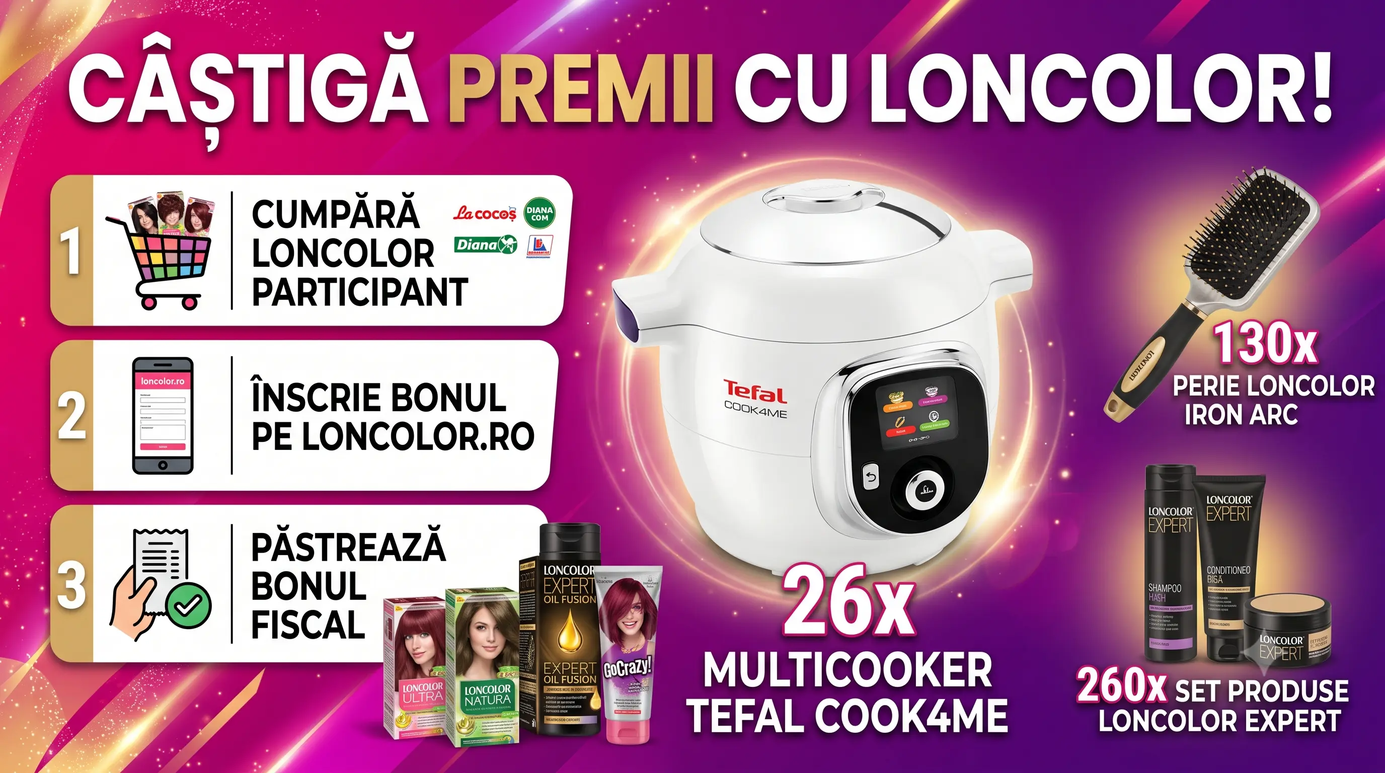 Concurs Loncolor: Cumpără și câștigă Multicooker Tefal (până pe 31 August) - Concursier