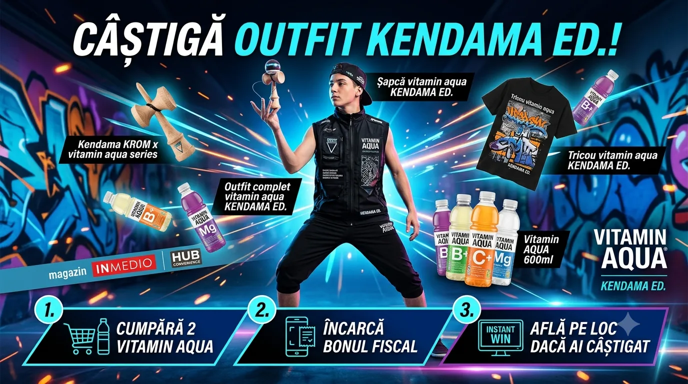 Concurs Vitamin Aqua: Cumpără și câștigă outfituri Kendama (până pe 10 August) - Concursier