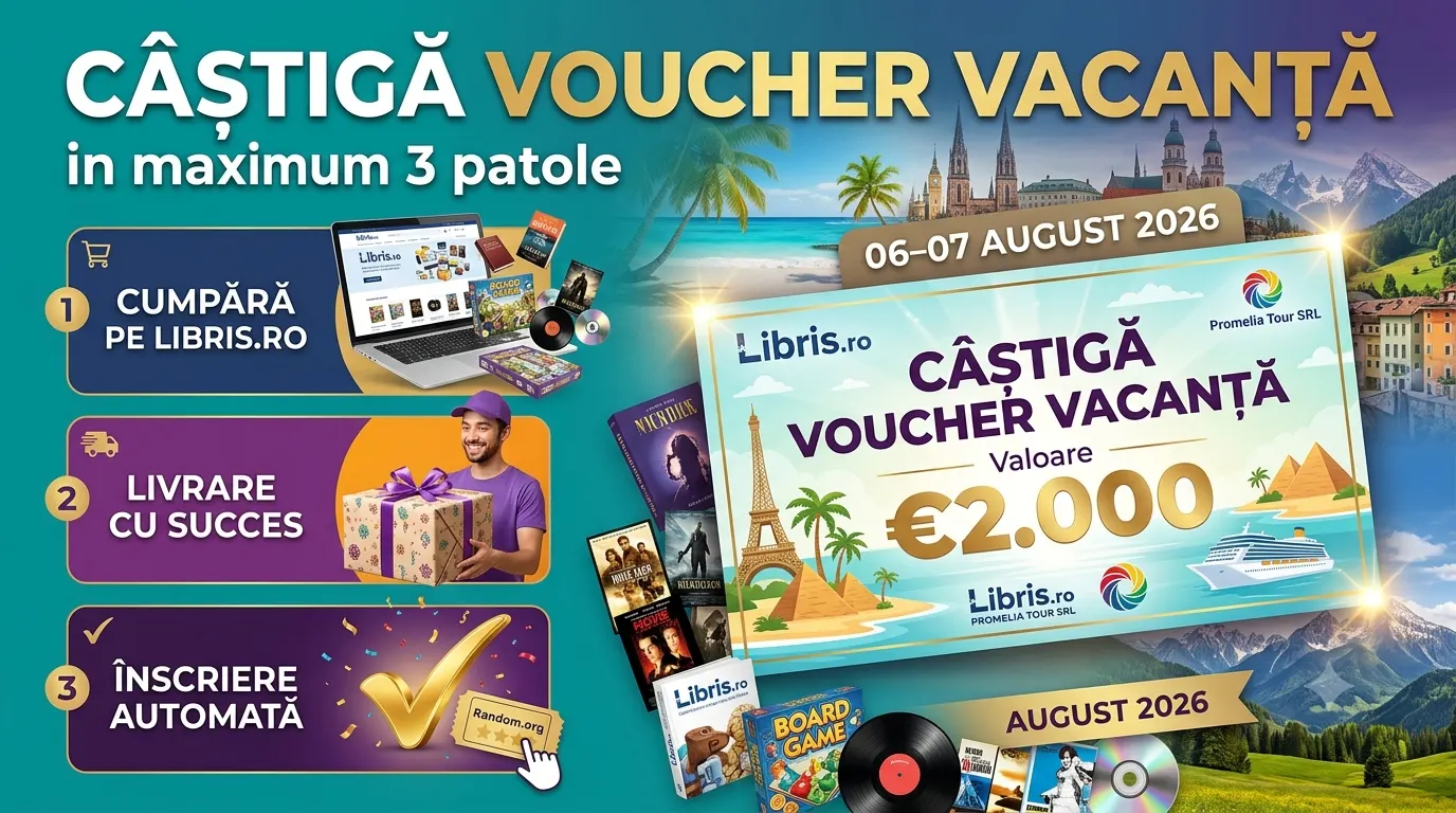 Concurs Libris: Cumpără și câștigă o vacanță de 2.000 euro (până pe 7 August) - Concursier
