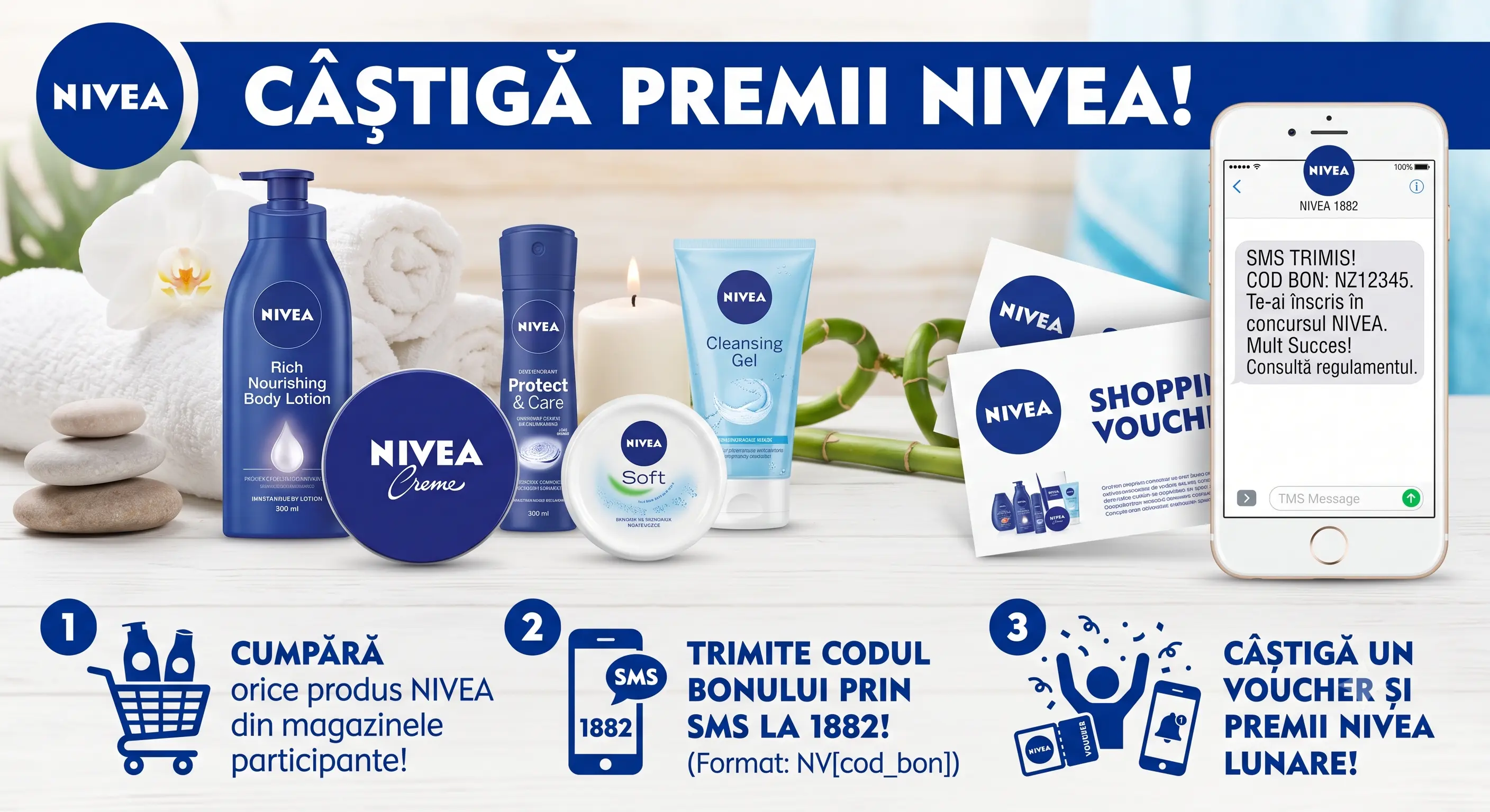 Concurs Concurs Nivea: Cumpără și câștigă vouchere Kaufland sau SPA (până pe 31 August) -...