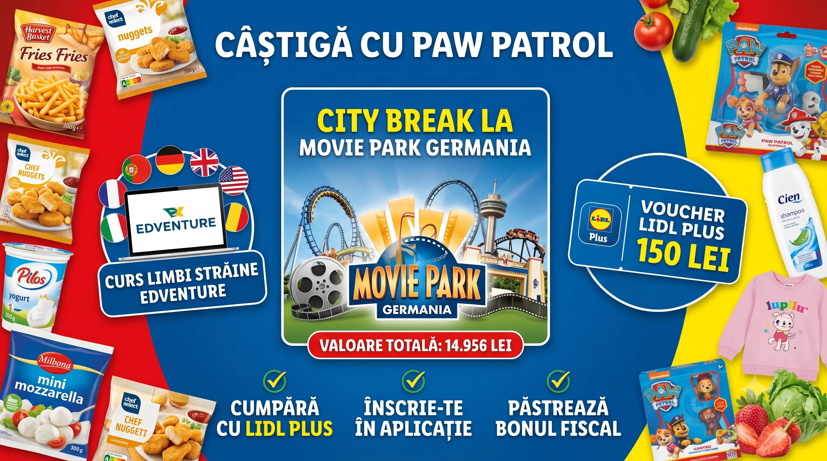 Cine a câștigat la Concurs Lidl: Cumpără produse Paw...? | Concursier