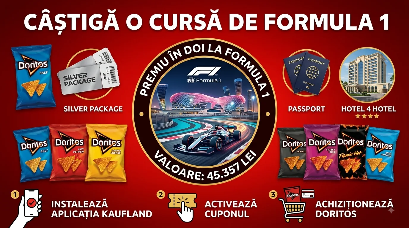 Cine a câștigat la Concurs Kaufland: Cumpără Doritos și...? | Concursier
