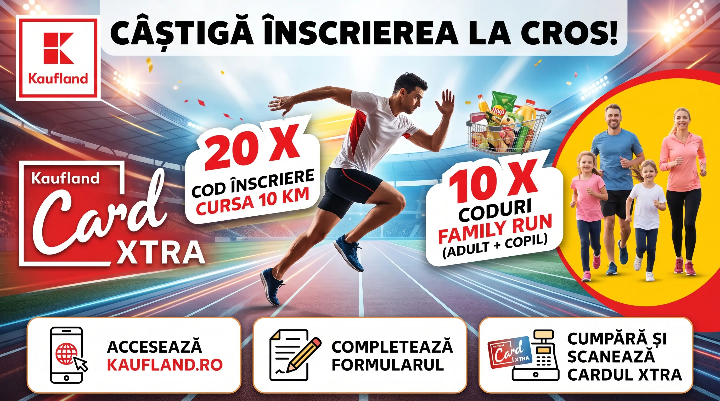Concurs Kaufland - Câștigă bilete la Crosul Arenelor 2026 (până pe 26 August) - Concursier