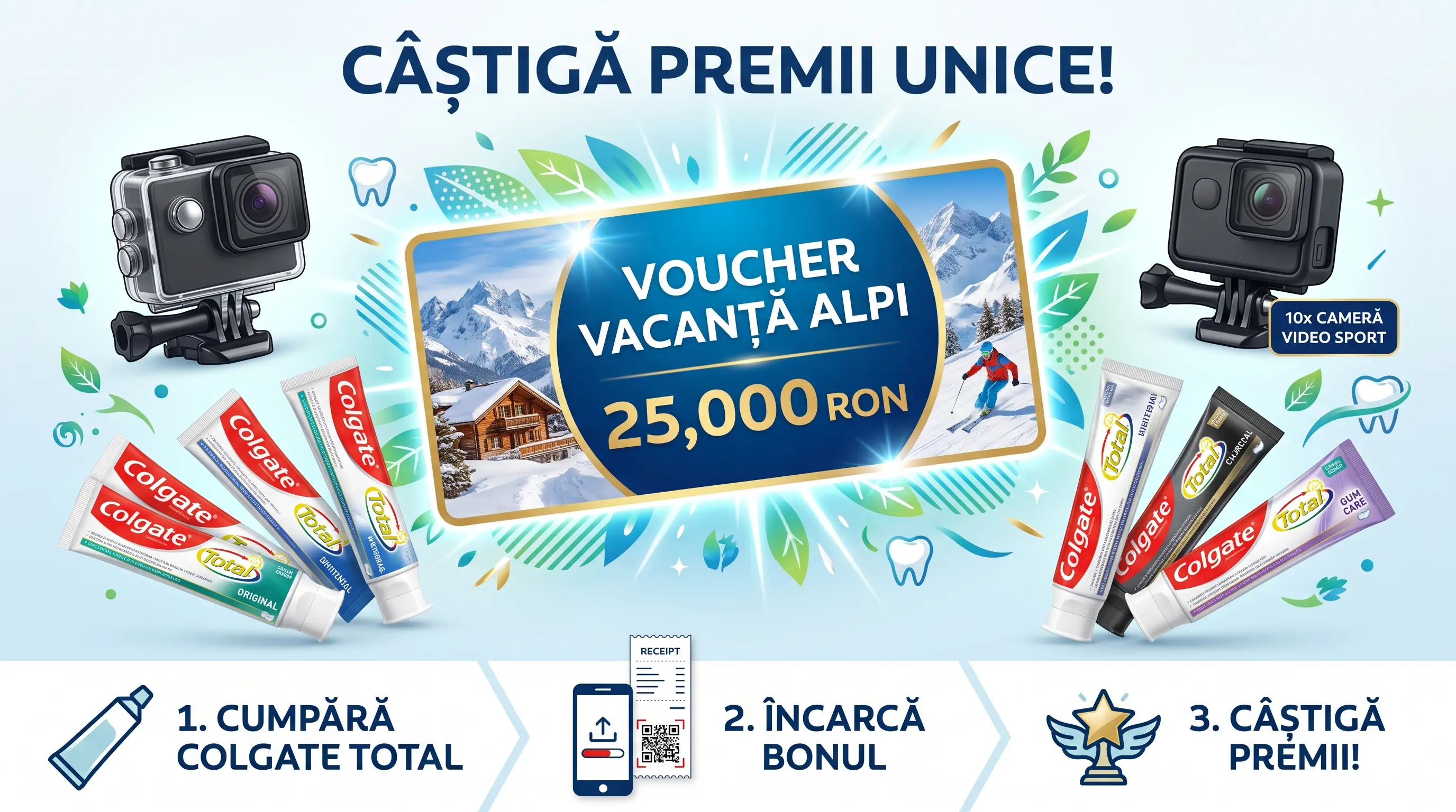 Concurs Colgate Palmolive: Cumpără și câștigă vacanță în Alpi (până pe 31 Octombrie) -...